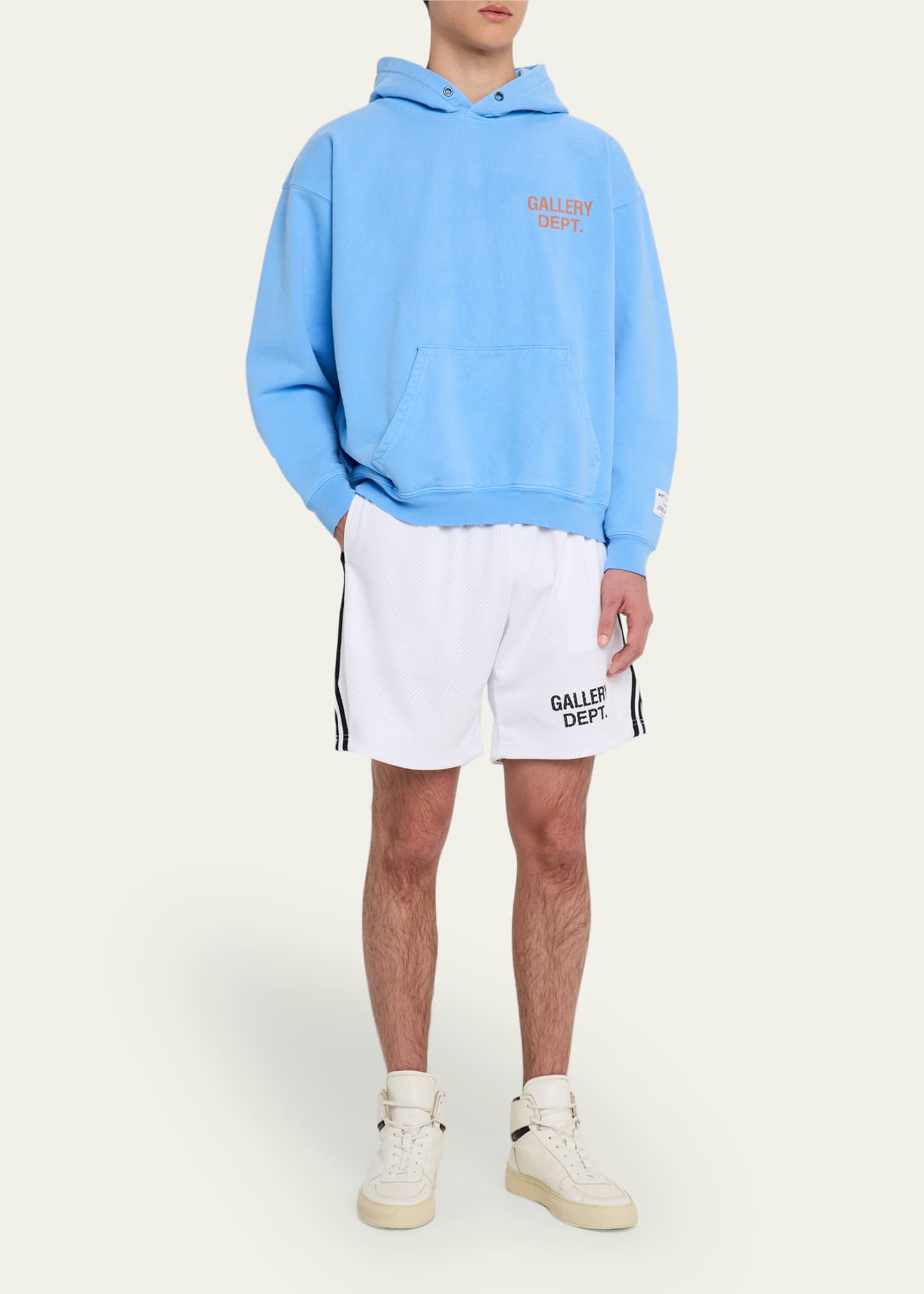 GALLERY DEPARTMENT Men's Terry 90s Logo Hoodie Image 2 of 5