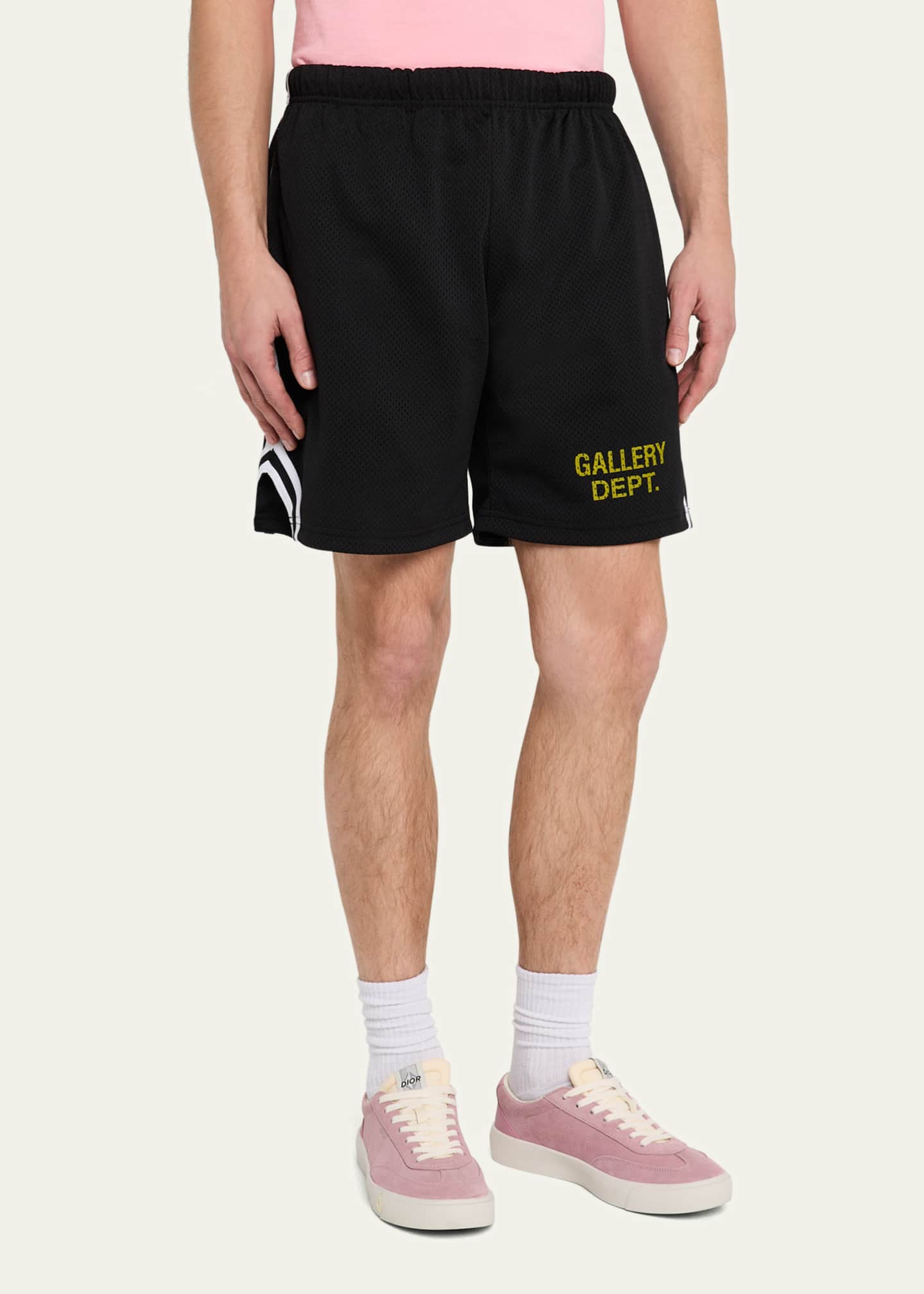 GALLERY DEPARTMENT Men's Mesh Venice Court Shorts - Bergdorf Goodman