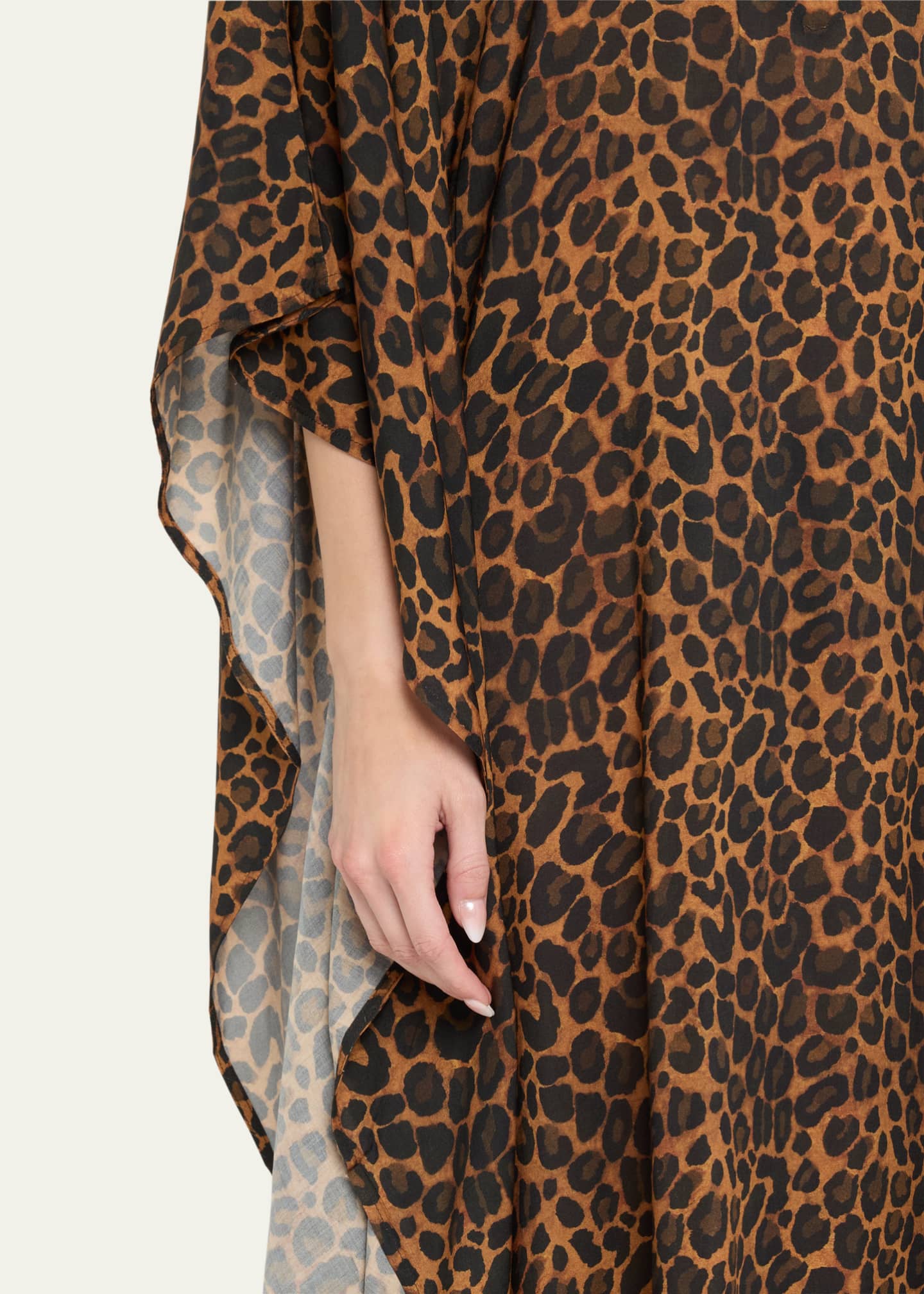 FISCH Thalassa Leopard-Printed Caftan Coverup Image 5 of 5