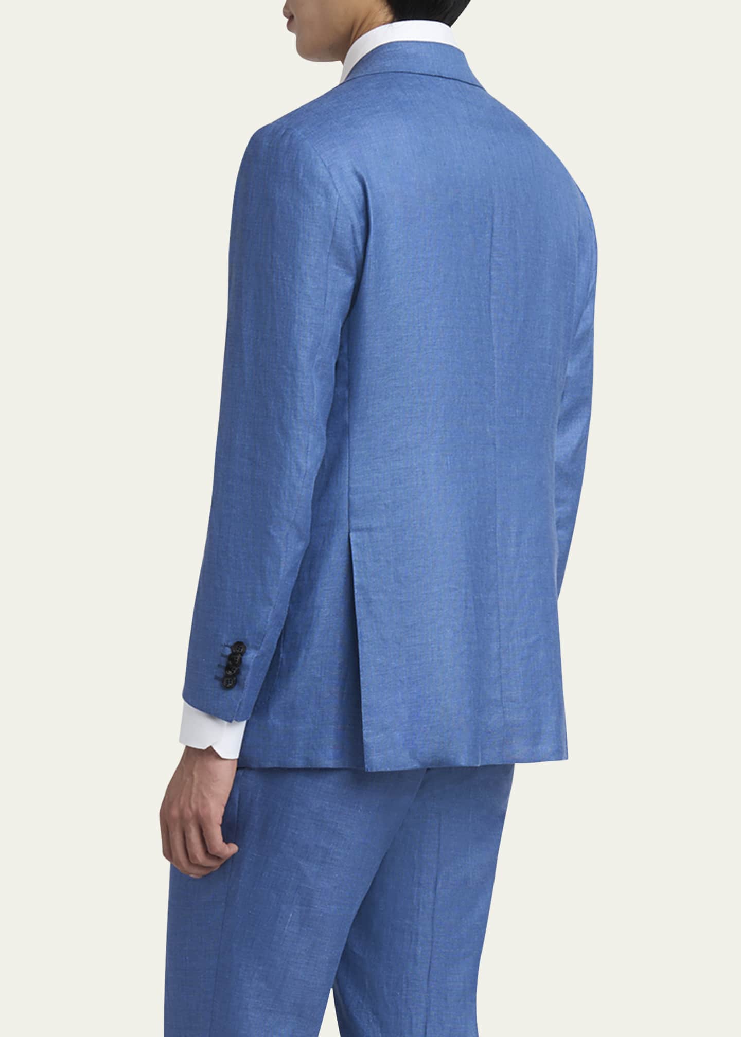 Kiton Men's Textured Solid Suit Image 3 of 8