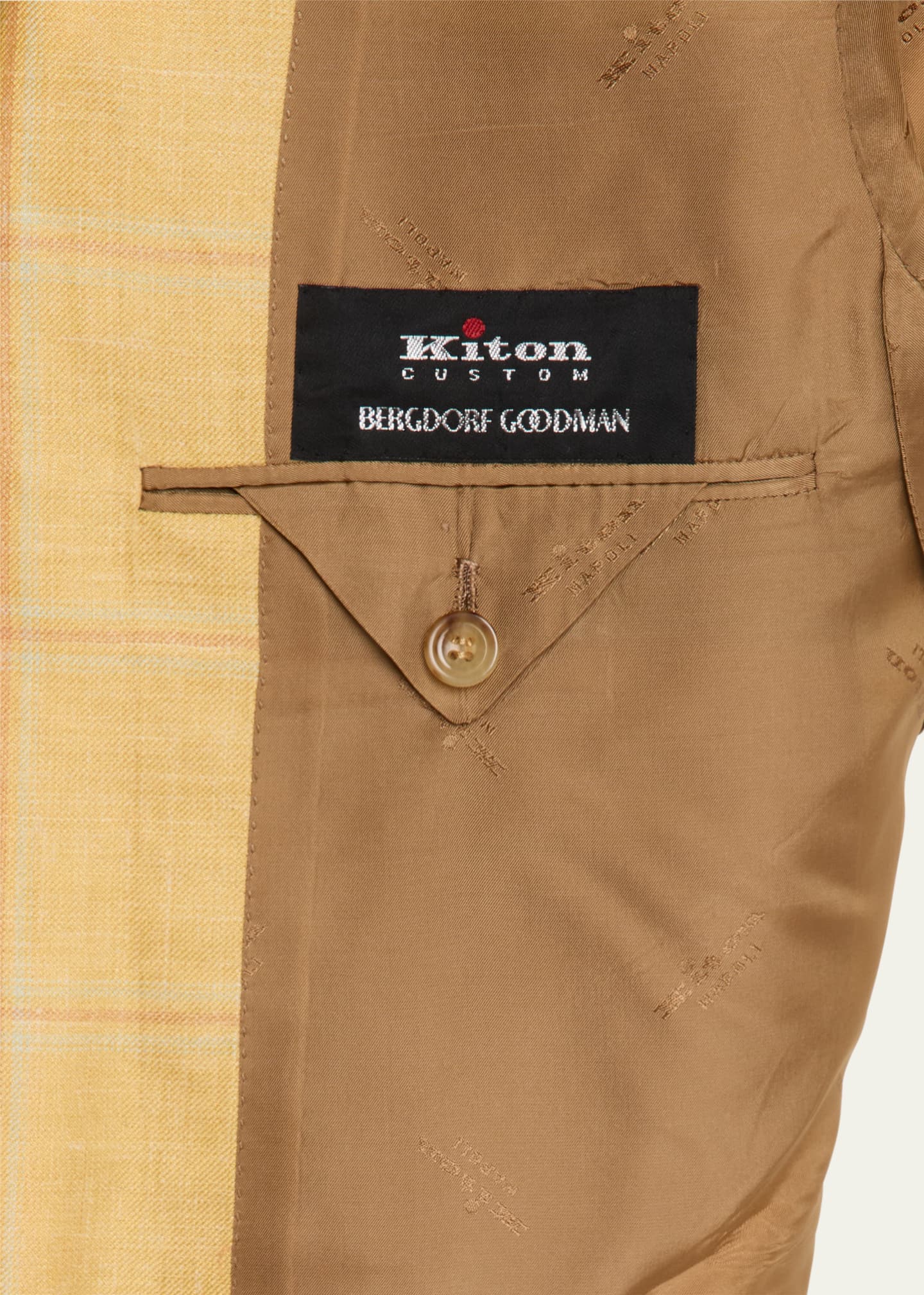 Kiton Men's Windowpane Sport Coat Image 6 of 8