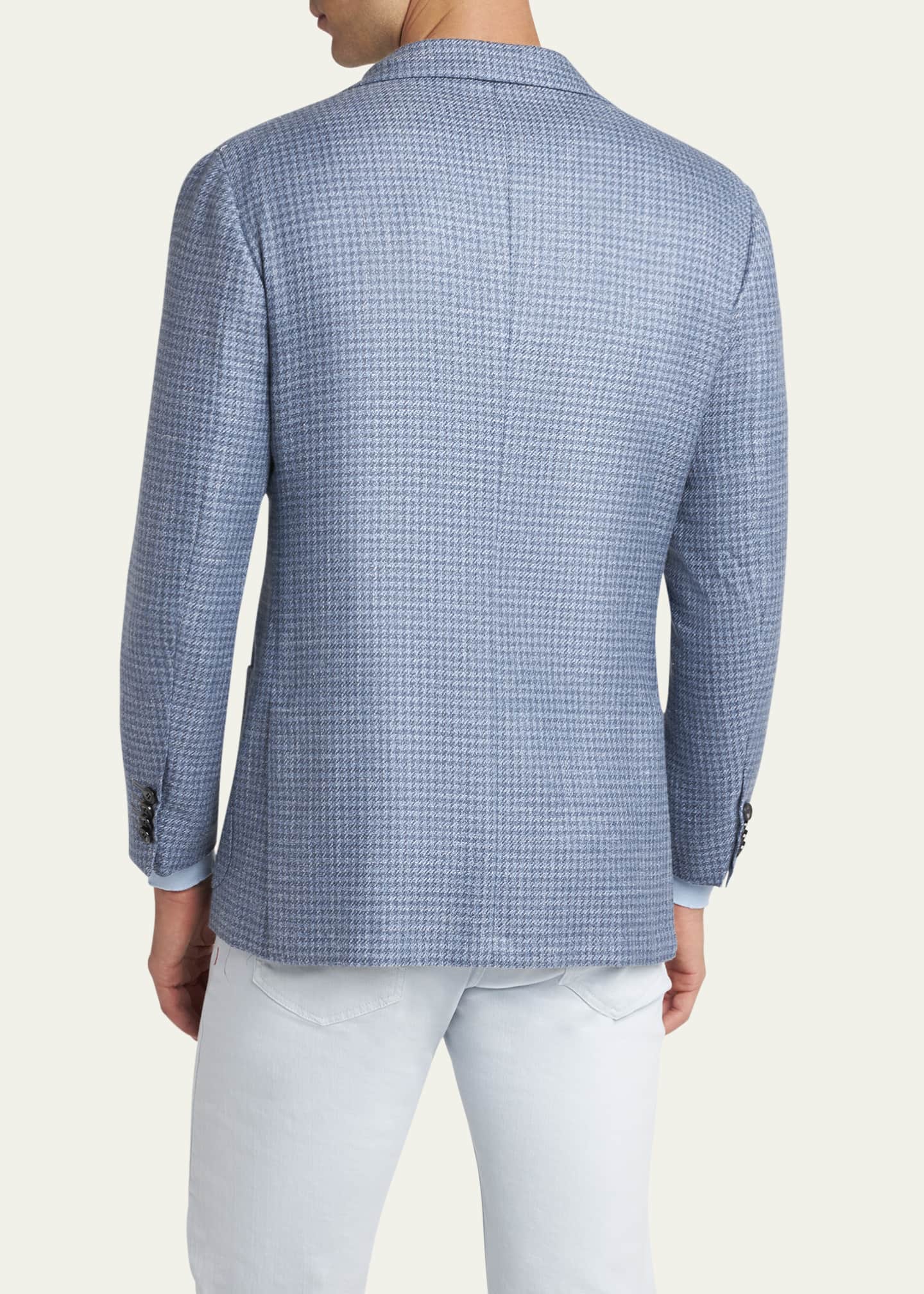Kiton Men's Houndstooth Sport Coat Image 3 of 7