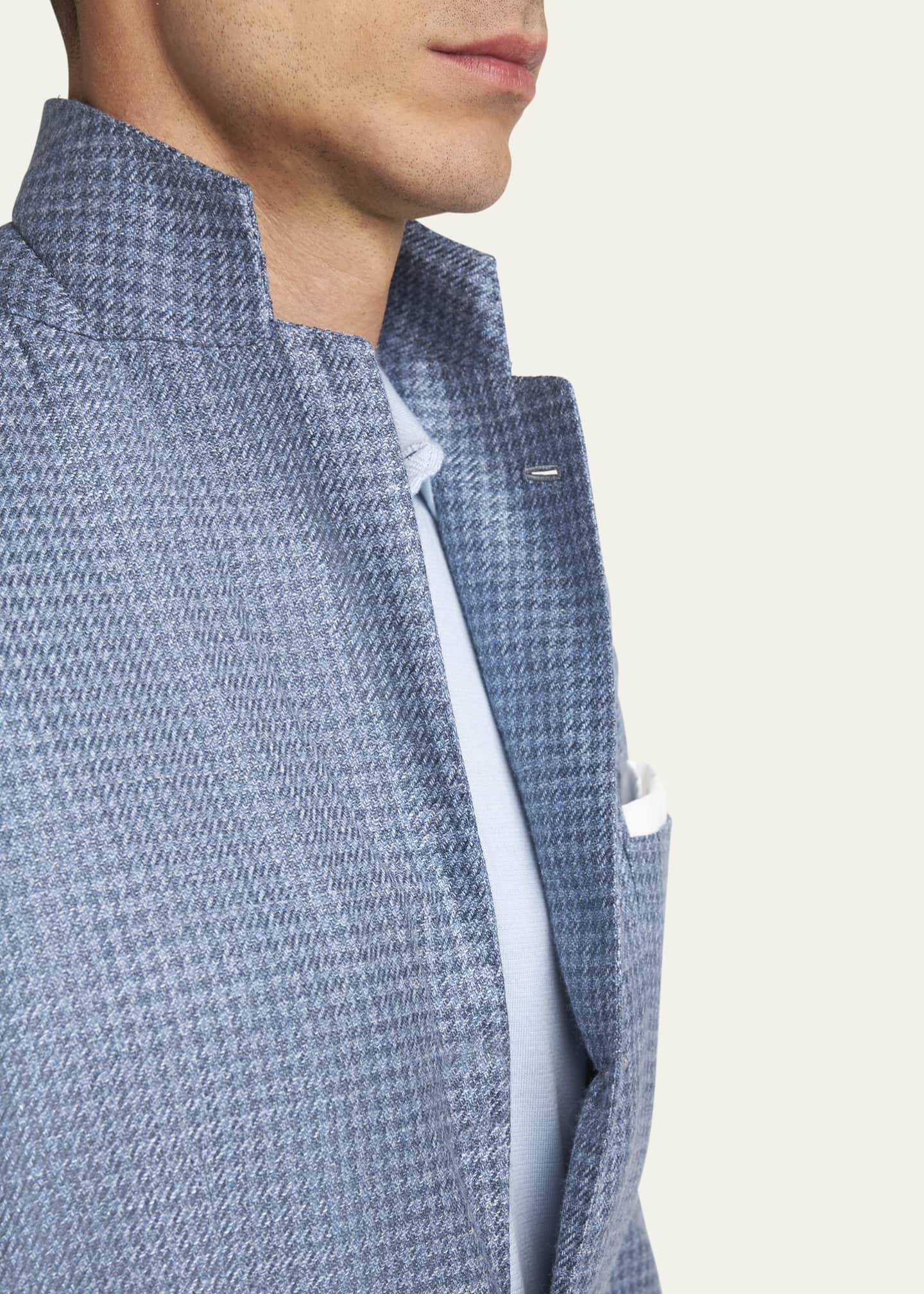 Kiton Men's Houndstooth Sport Coat Image 6 of 7