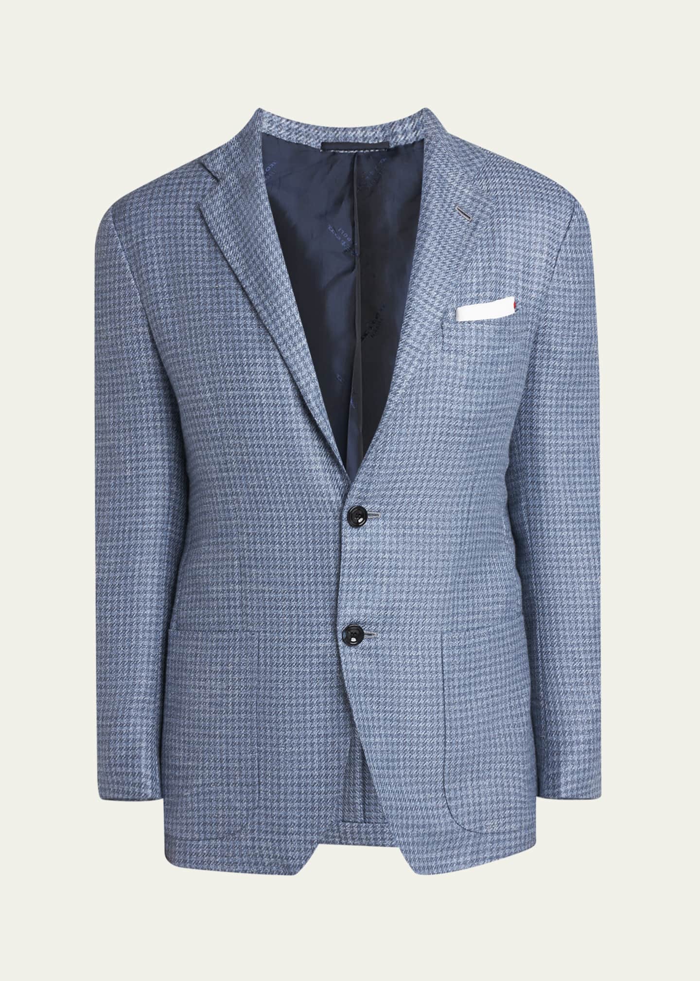 Kiton Men's Houndstooth Sport Coat Image 1 of 7