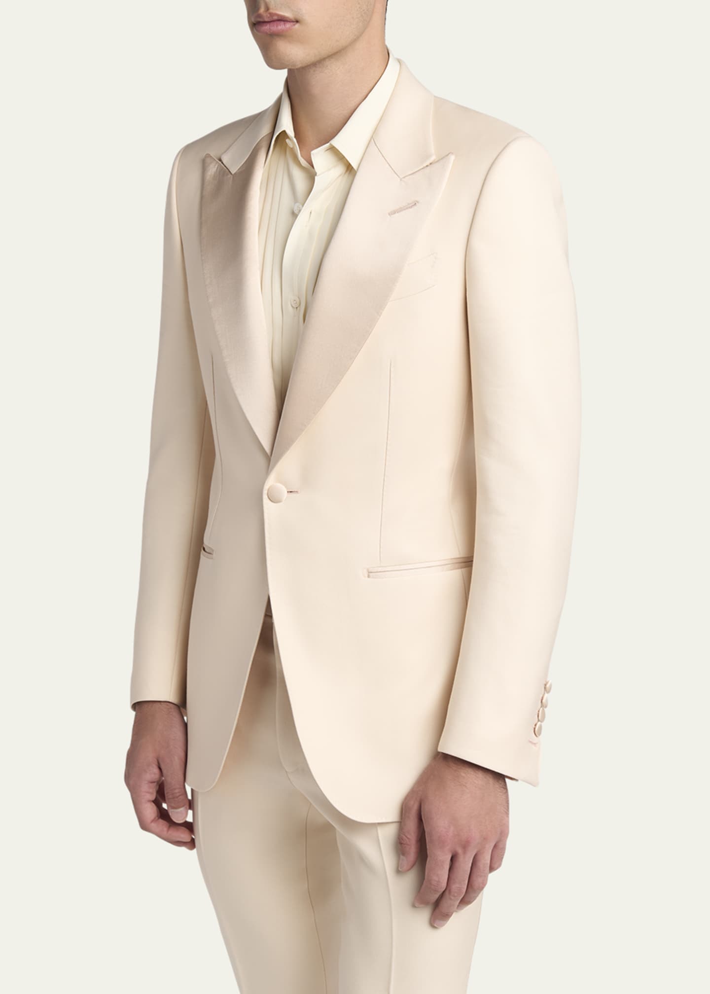 TOM FORD Men's Dyllan Twill Tuxedo Image 4 of 7