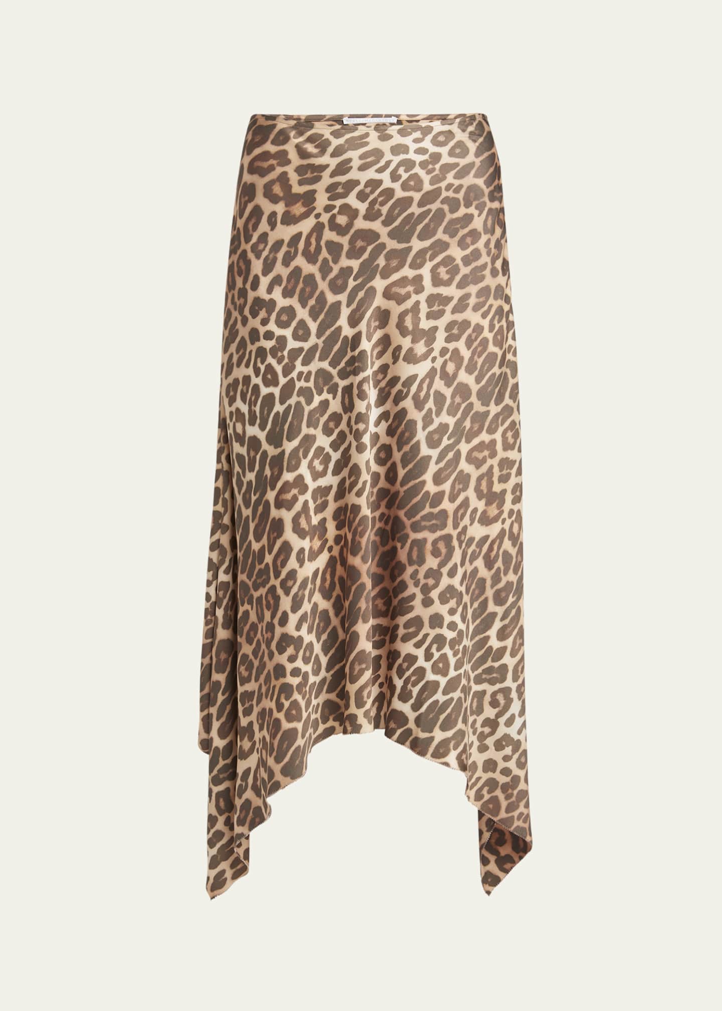 Stella McCartney Leopard-Print Flowy Midi Skirt - Bergdorf