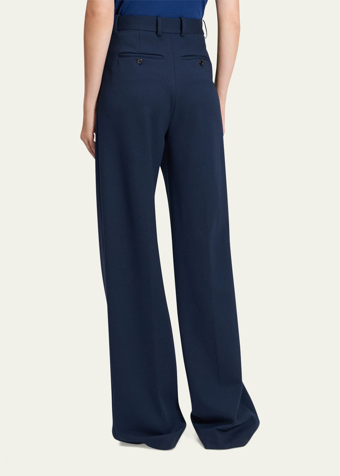 Theory Classic Ponte Straight Trousers Image 3 of 5