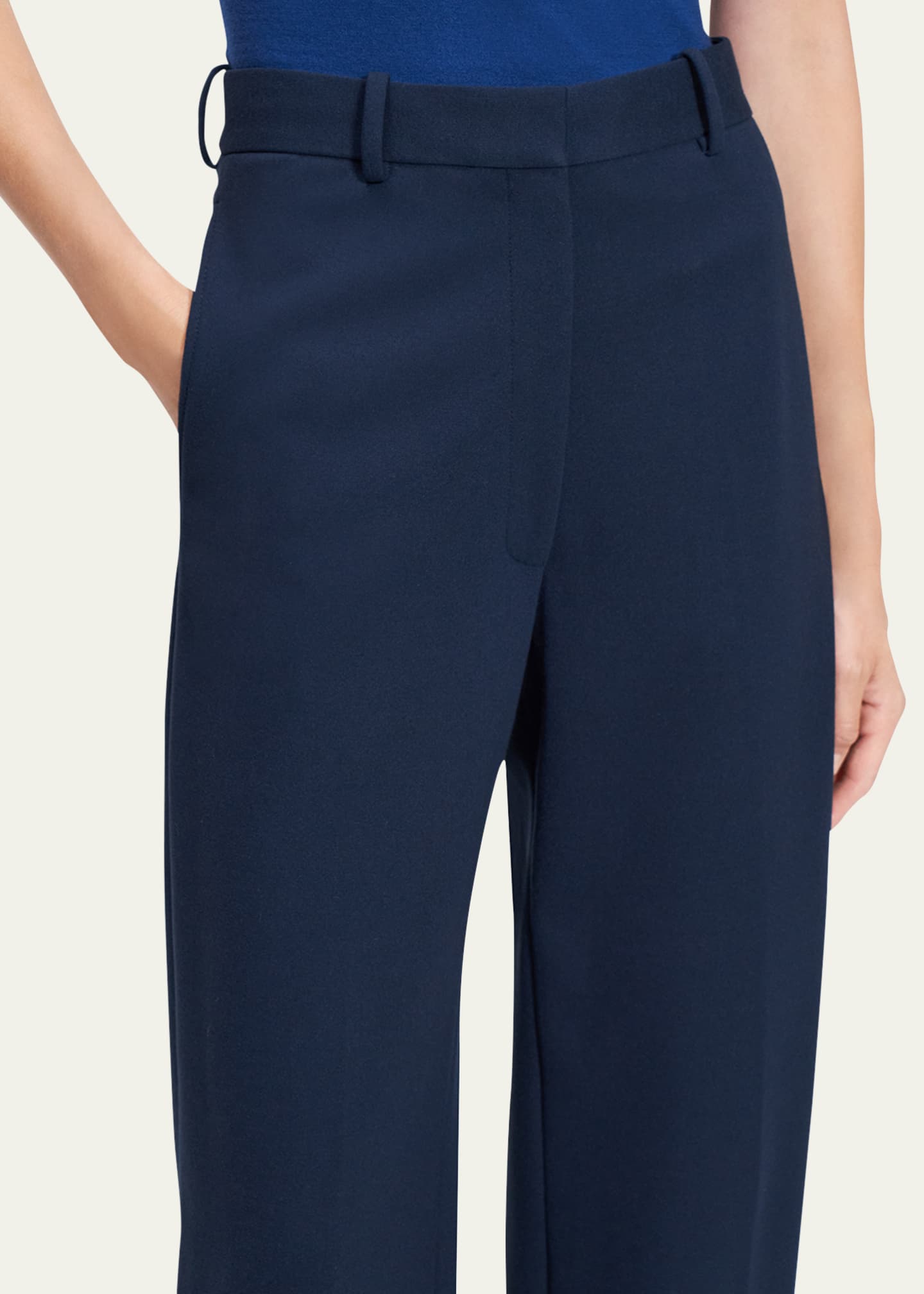 Theory Classic Ponte Straight Trousers Image 5 of 5