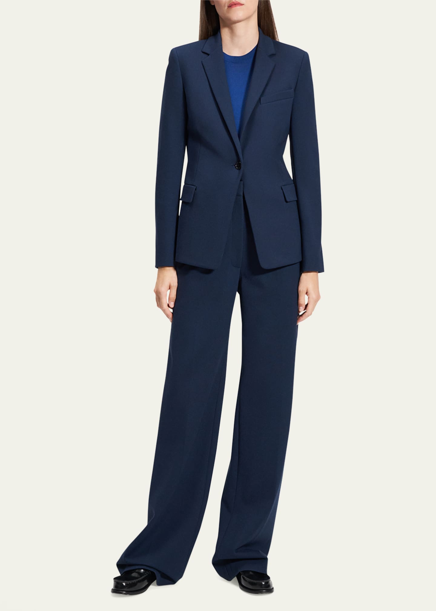 Theory Ponte Slim-Fit Blazer Image 2 of 5