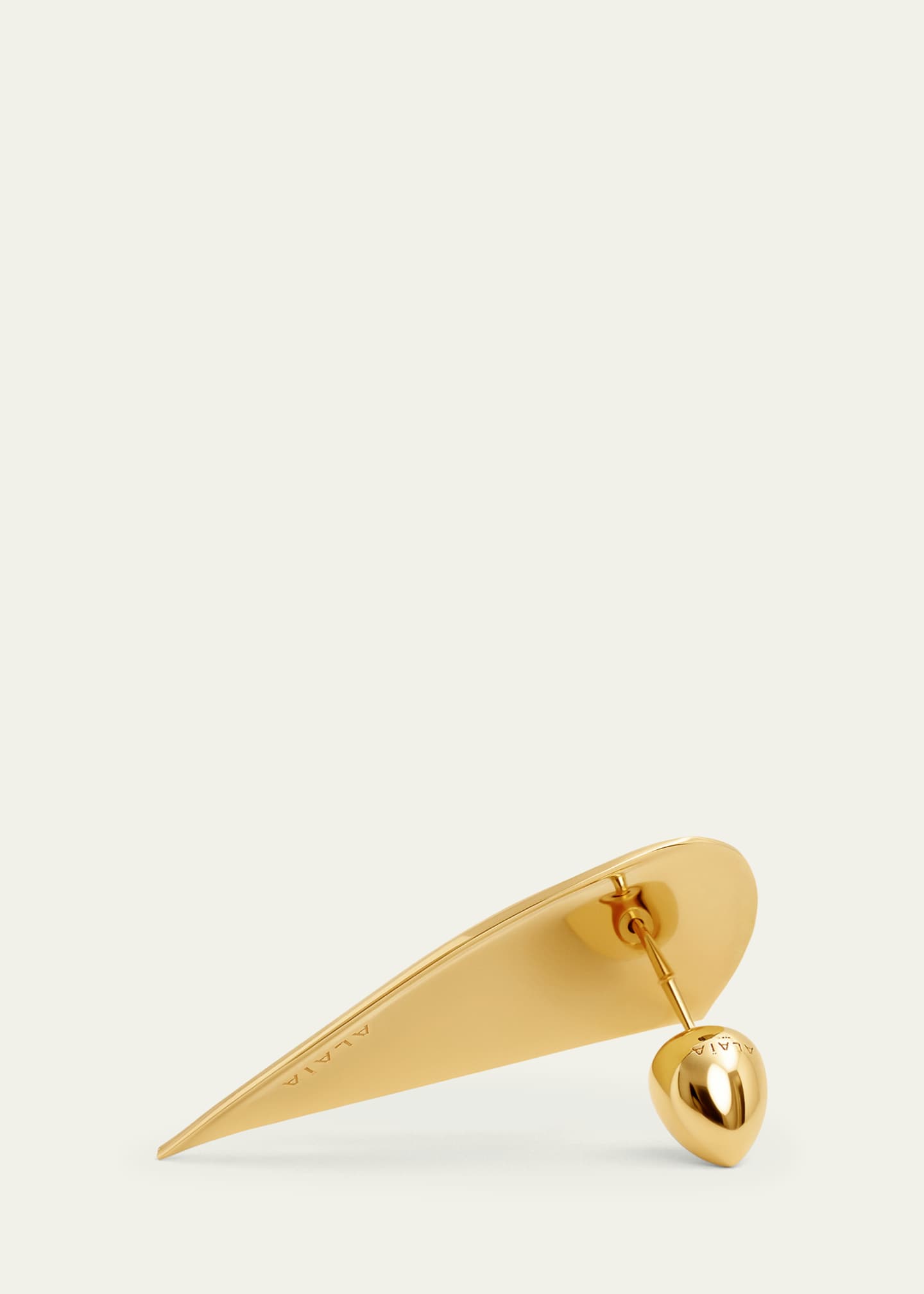 ALAIA Half Heart-Shaped Earrings Image 4 of 4