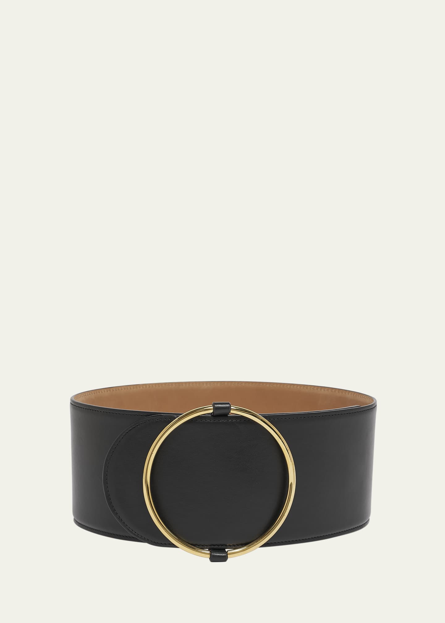 ALAIA Calfskin Wide Ring Belt Image 1 of 2