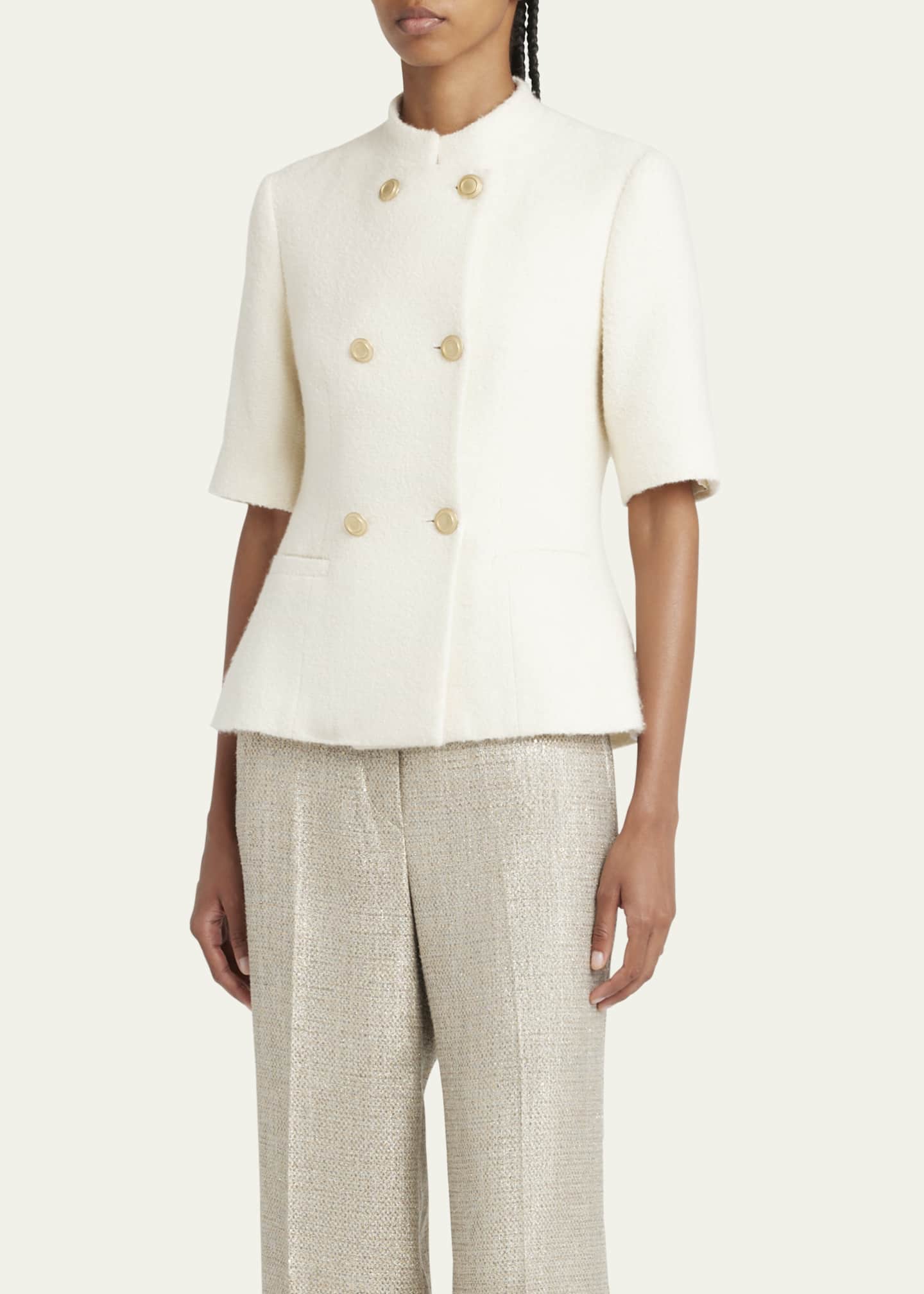 Kiton Double-Breasted Cashmere Jacket Image 4 of 5
