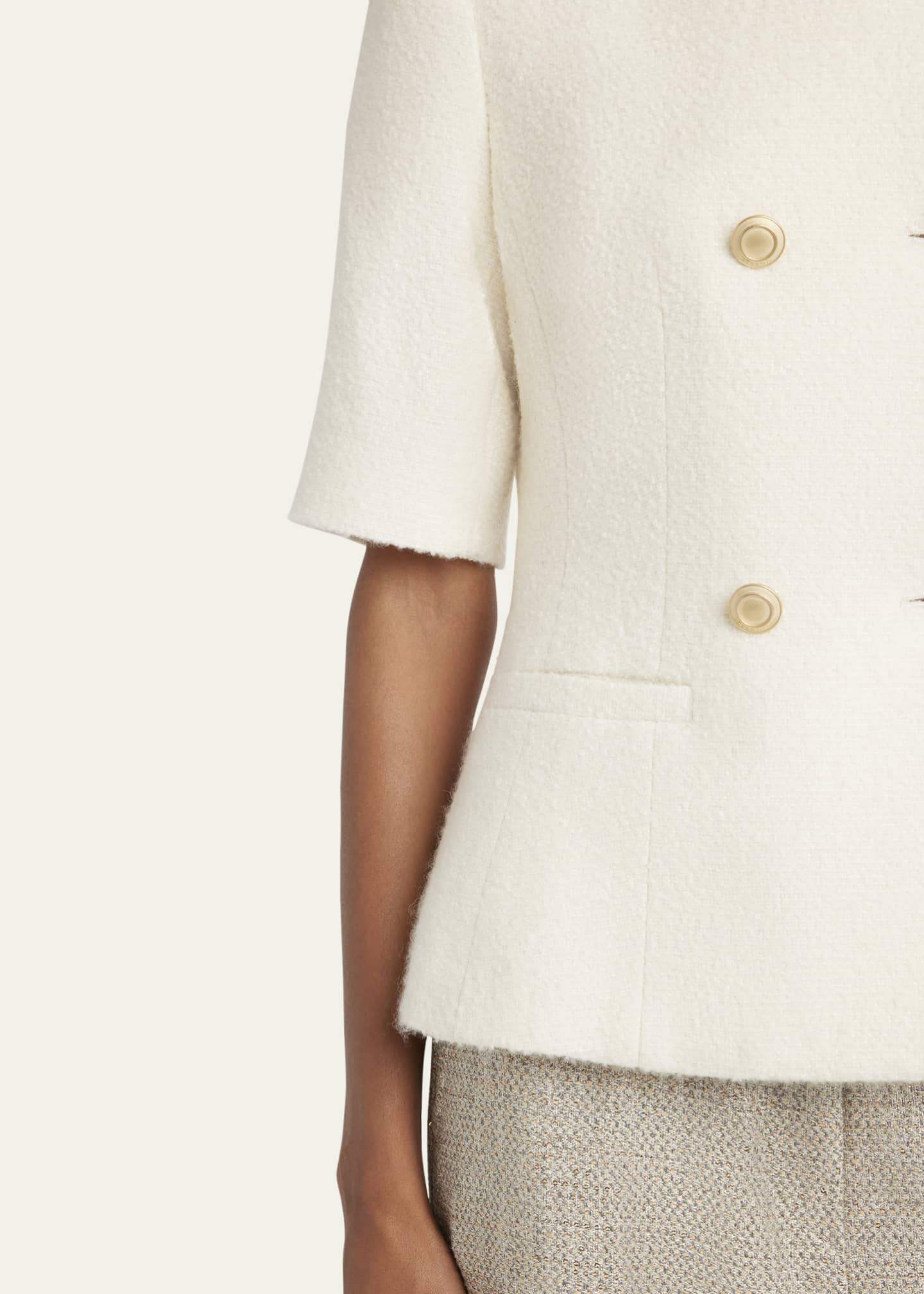 Kiton Double-Breasted Cashmere Jacket Image 5 of 5