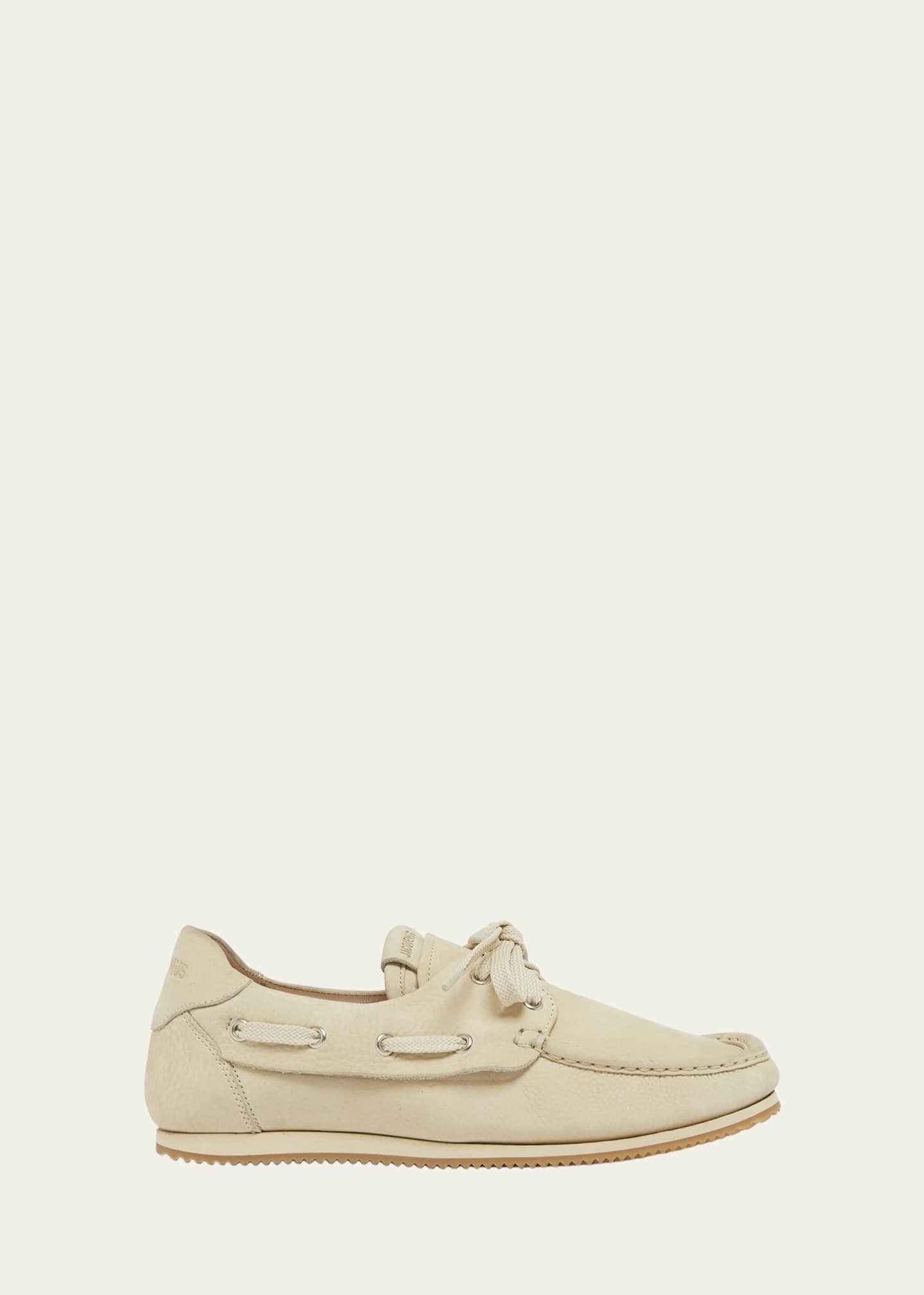 Jacquemus Moc-Toe Leather Boat Shoes Image 1 of 5