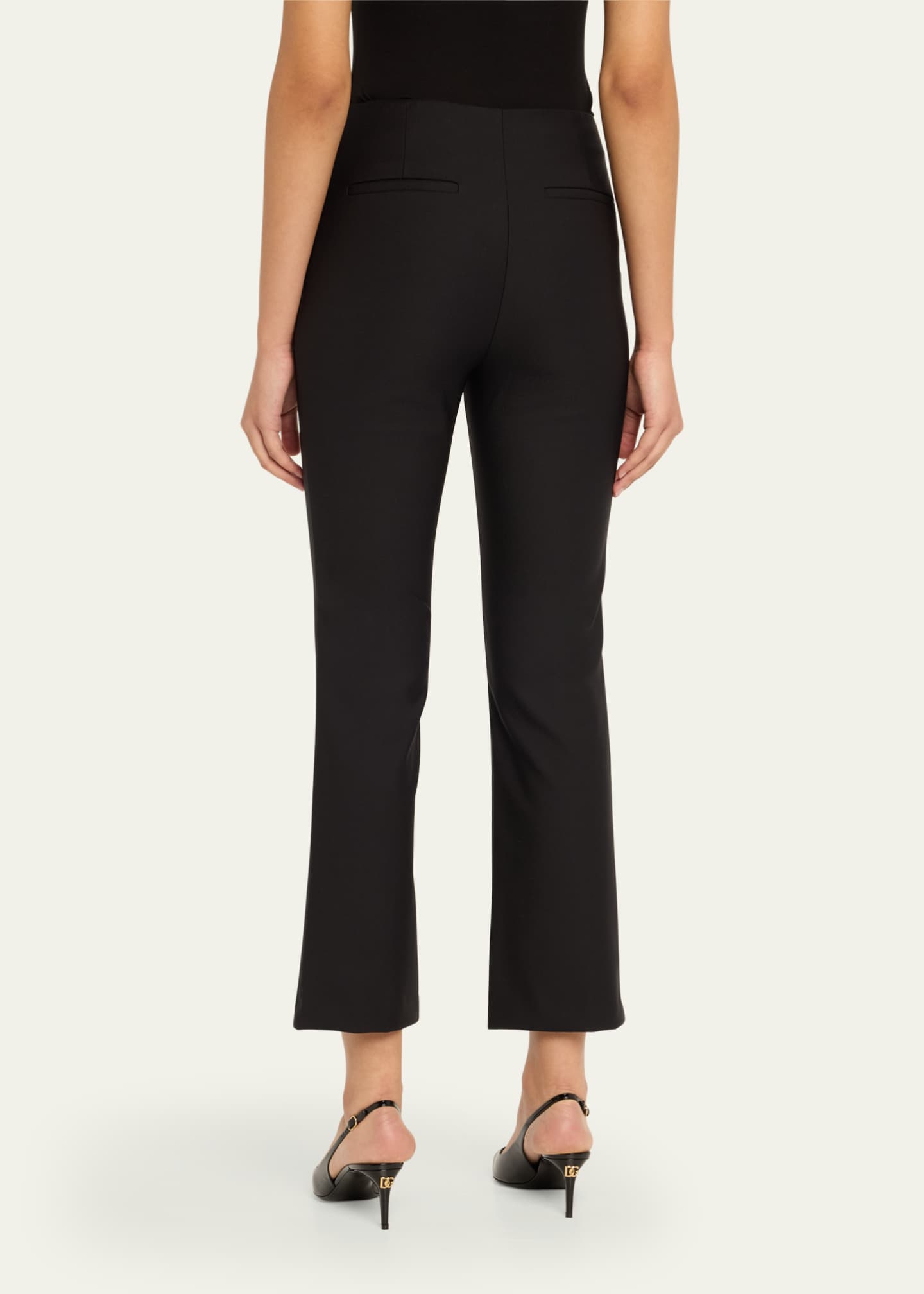SIMKHAI Michelle Pintuck Cropped Pants Image 3 of 5