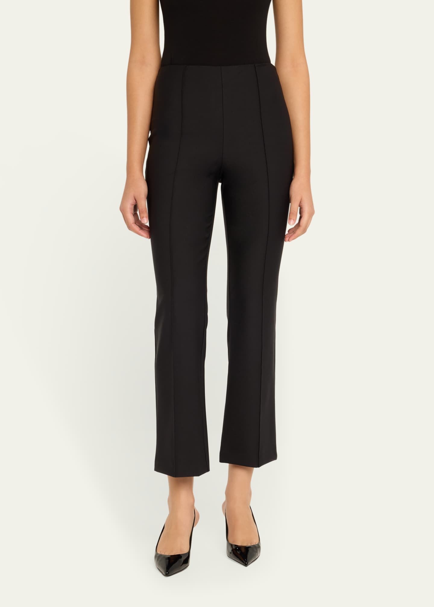 SIMKHAI Michelle Pintuck Cropped Pants Image 4 of 5