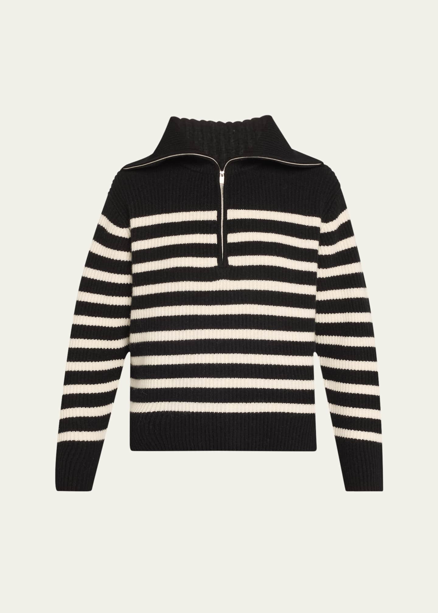 Landry Half-Zip Cashmere Sweater