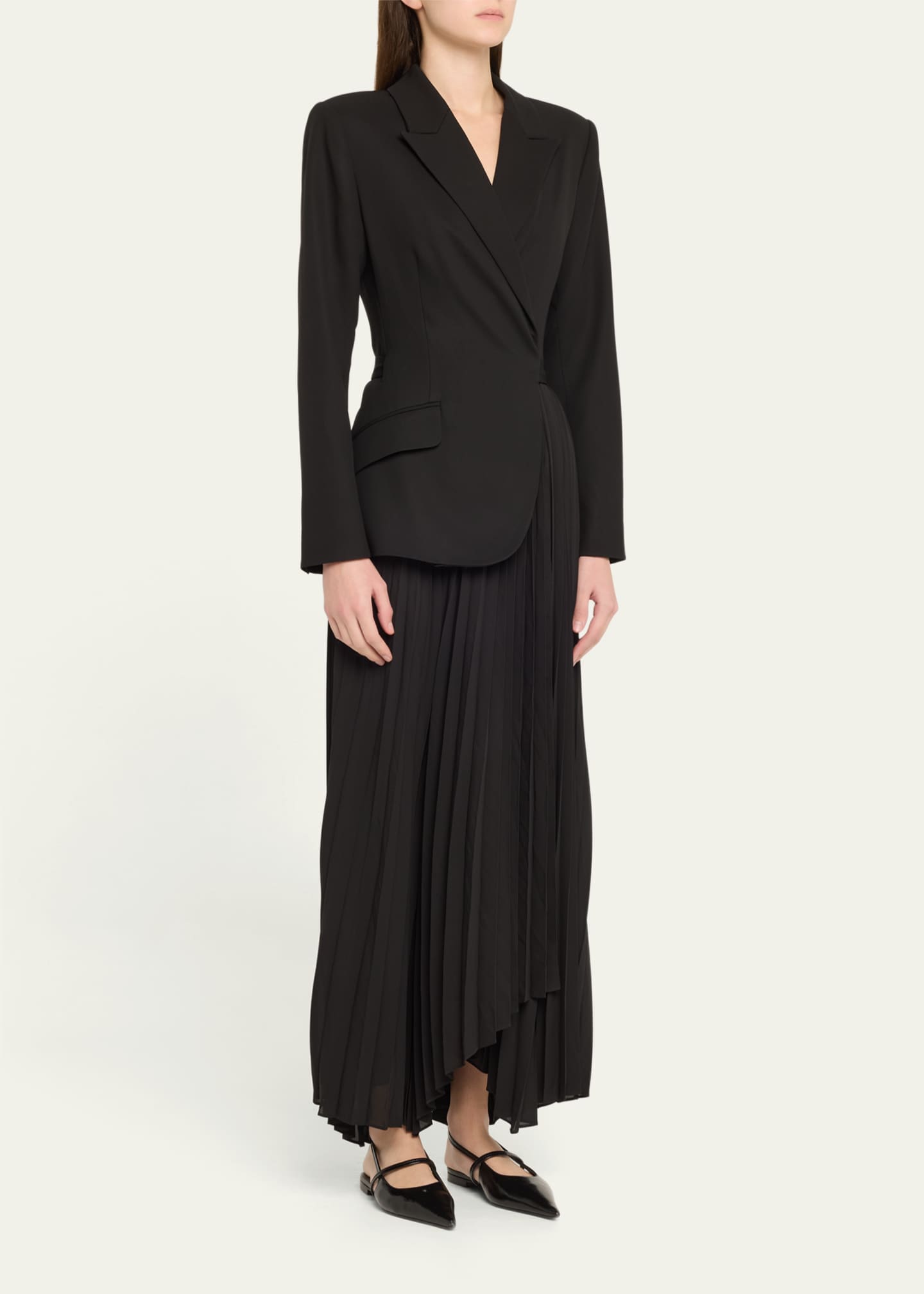 SIMKHAI Ambretta Combo Blazer Dress Image 4 of 5