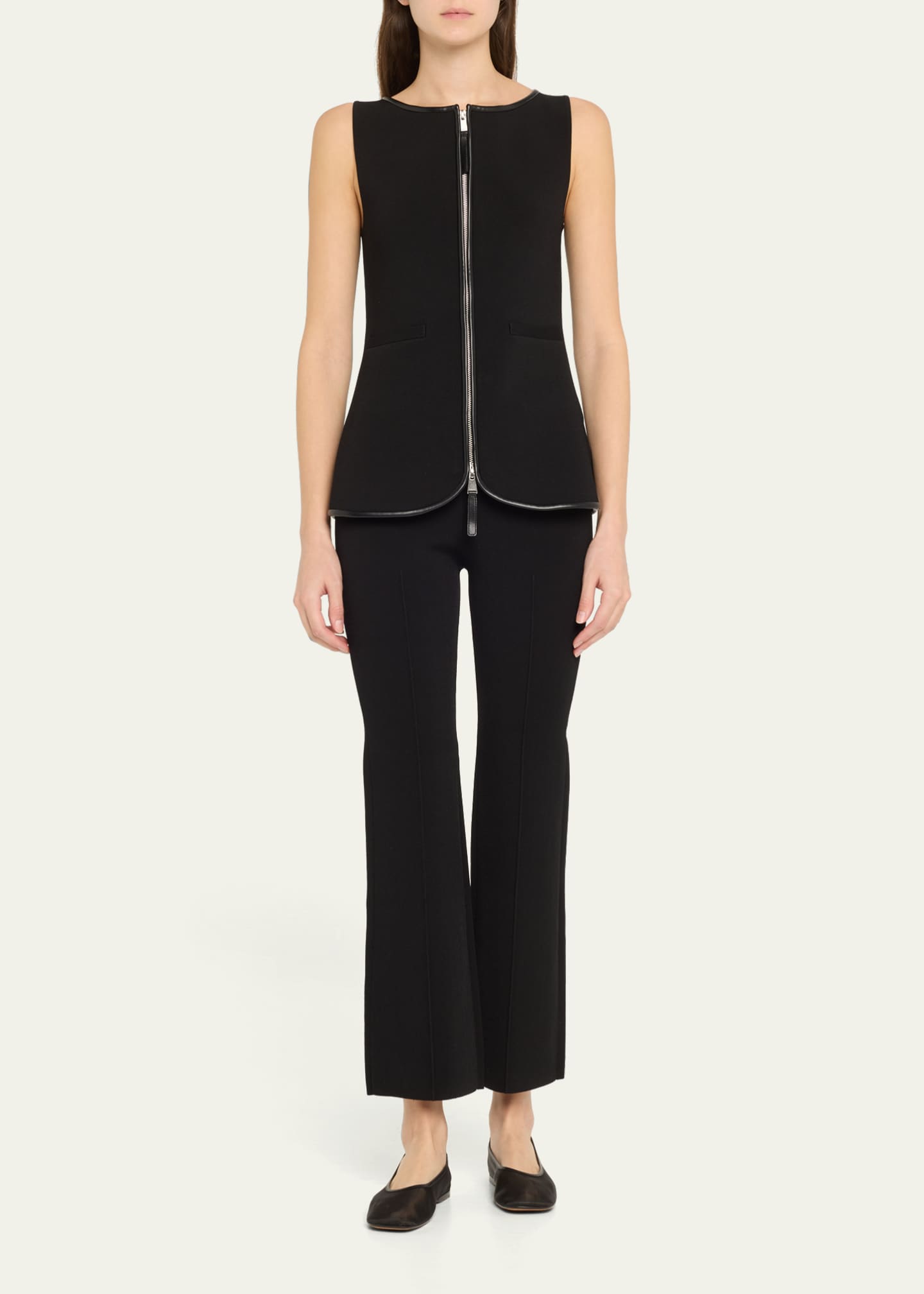 SIMKHAI Ashlon Pull-On Cropped Pants Image 2 of 5