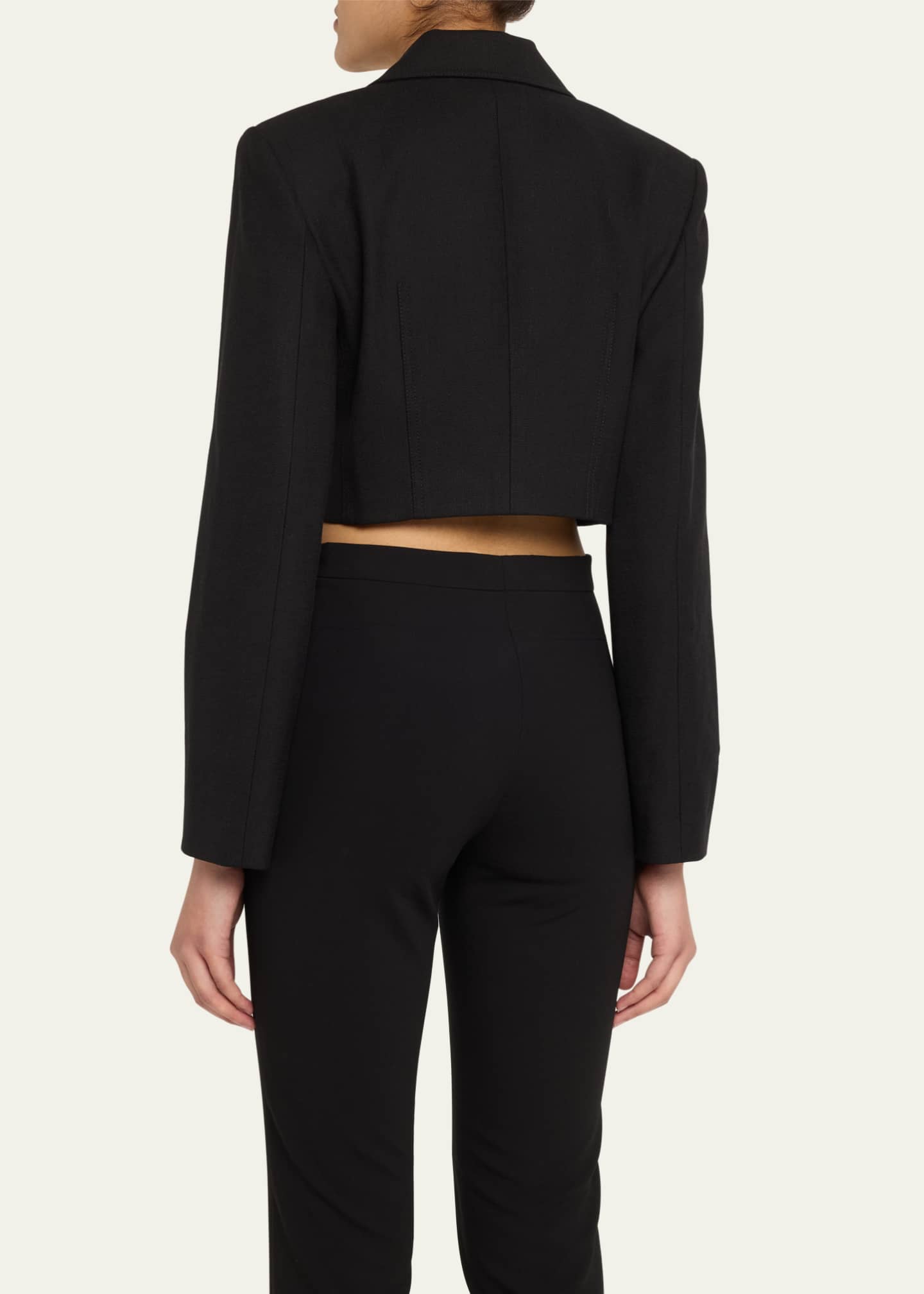 SIMKHAI Cassian Cropped Blazer Image 3 of 5