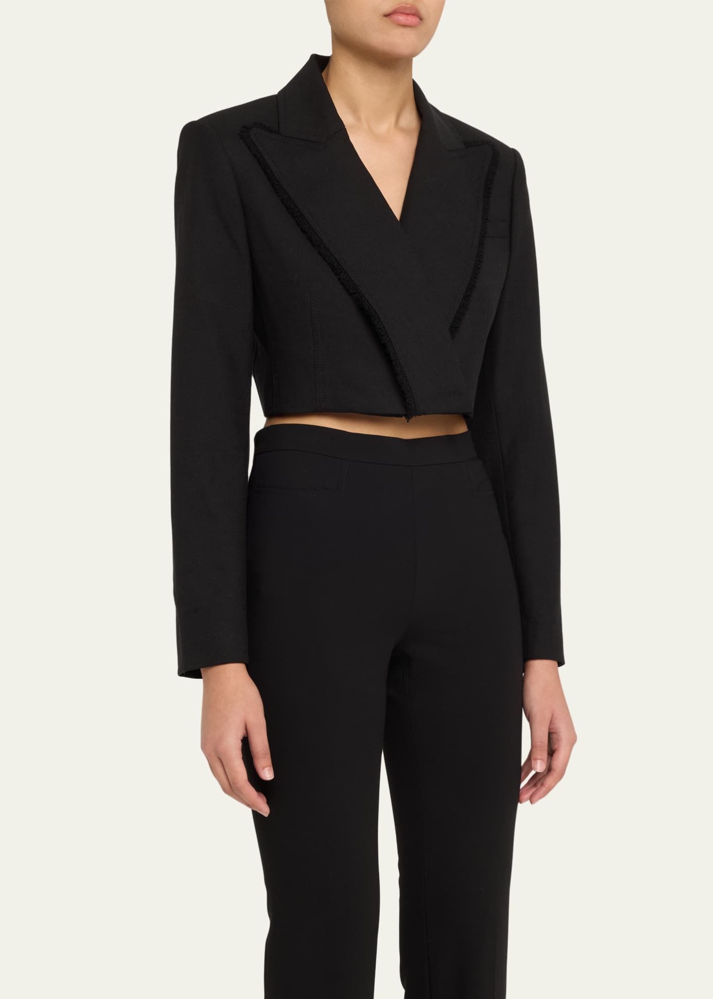 SIMKHAI Cassian Cropped Blazer Image 4 of 5