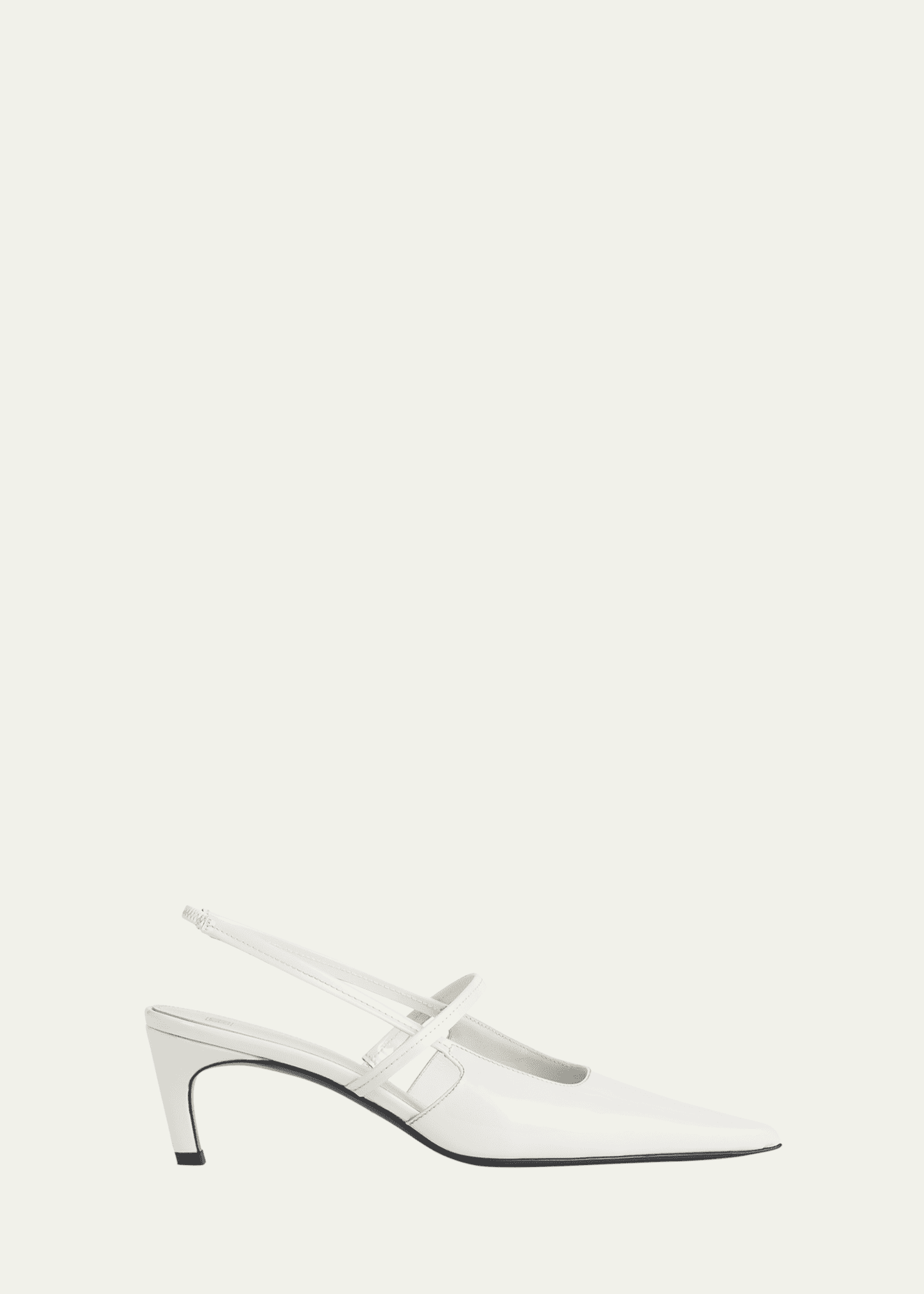 Toteme Sharp Patent Leather Slingback Pumps Image 1 of 6