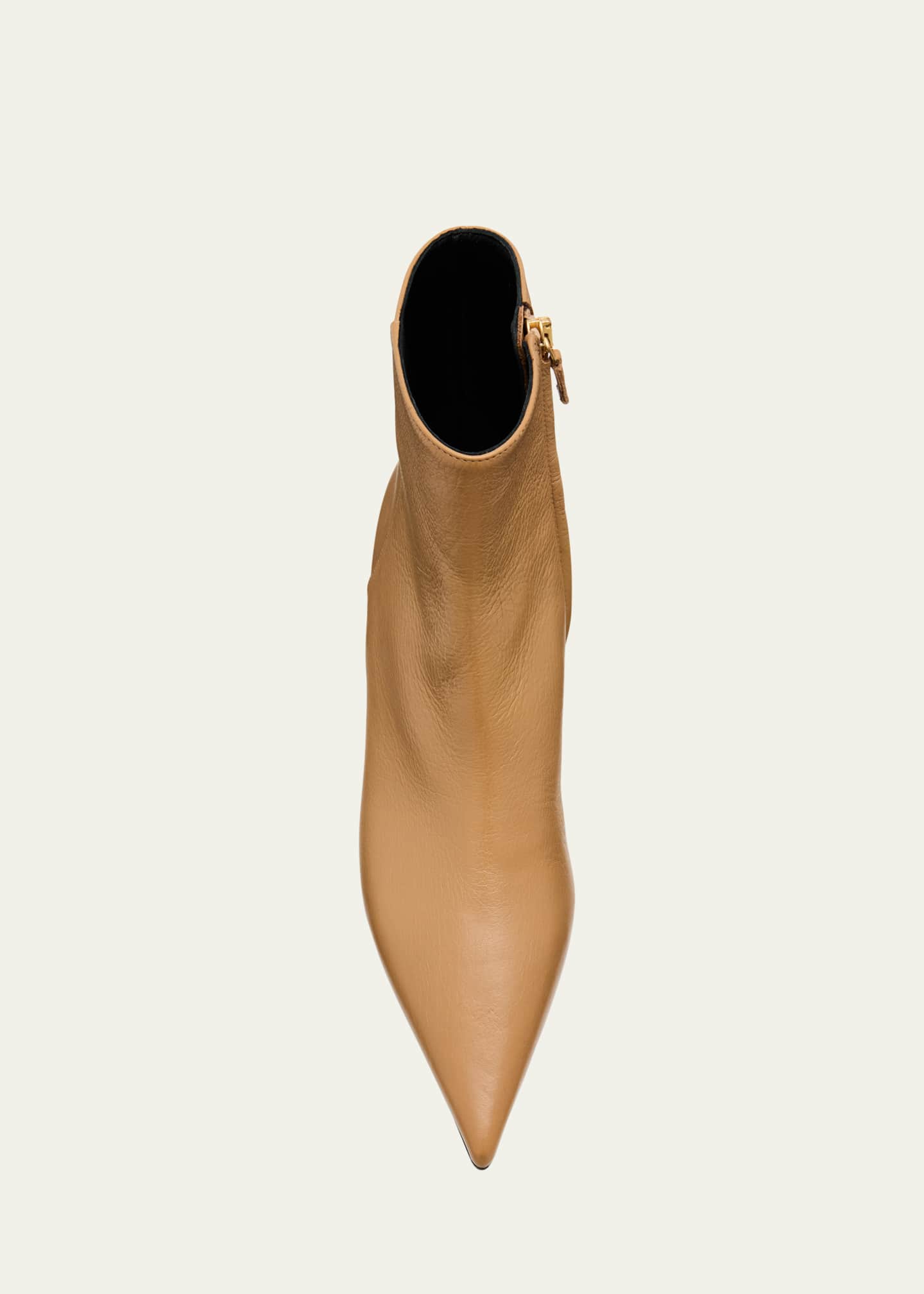 Toteme Sharp Leather Ankle Bootie Image 5 of 5