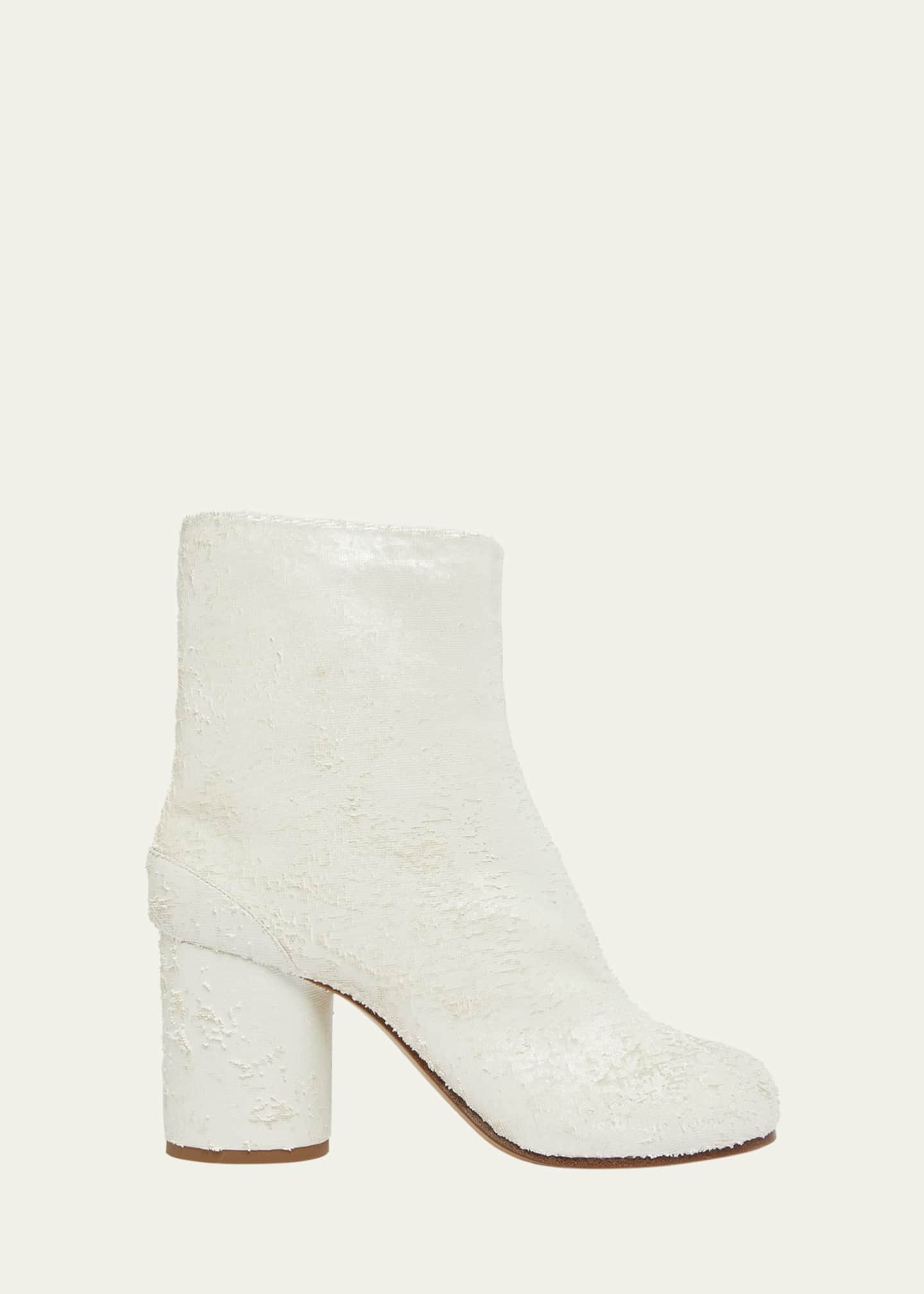 Maison Margiela Tabi Napa Split-Toe Ankle Booties Image 1 of 5