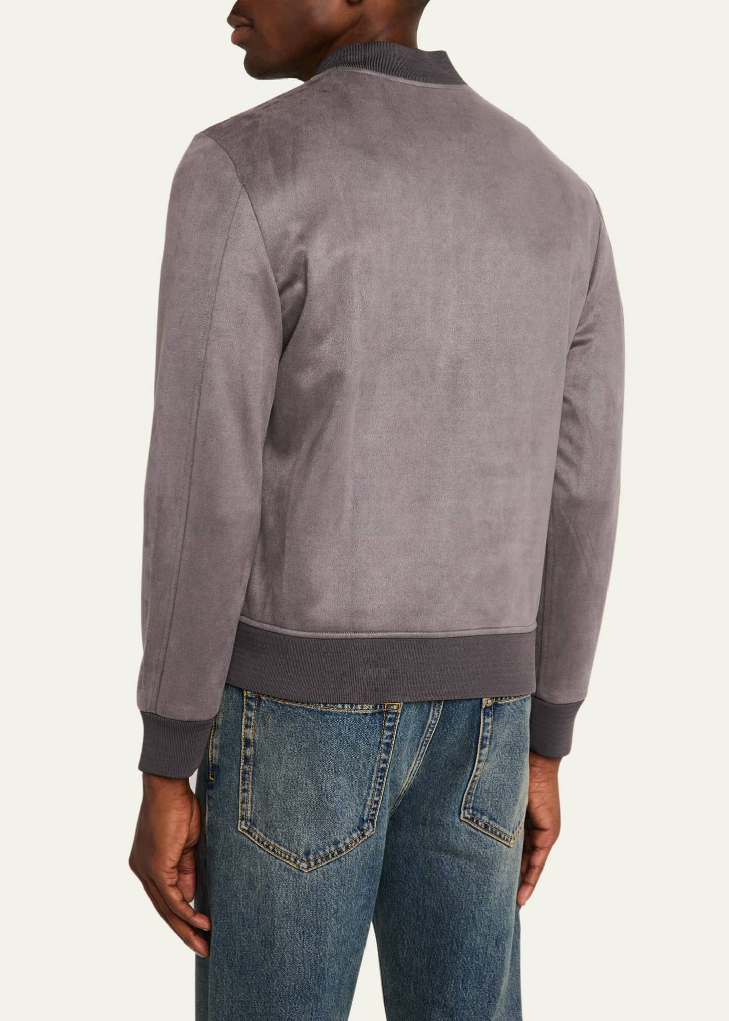 monfrere Men's Micro Faux-Suede Maverick Jacket Image 2 of 4