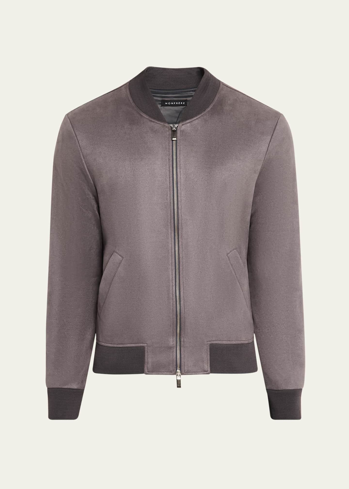 monfrere Men's Micro Faux-Suede Maverick Jacket Image 1 of 4