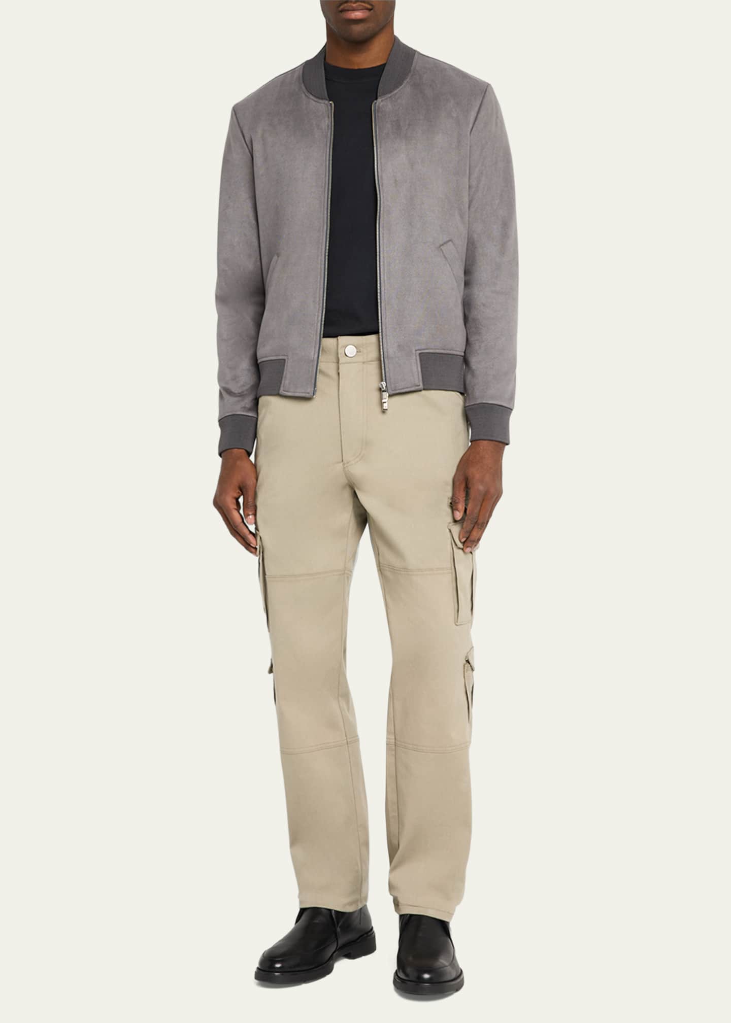 monfrere Men's Slim Twill Cargo Pants Image 2 of 5