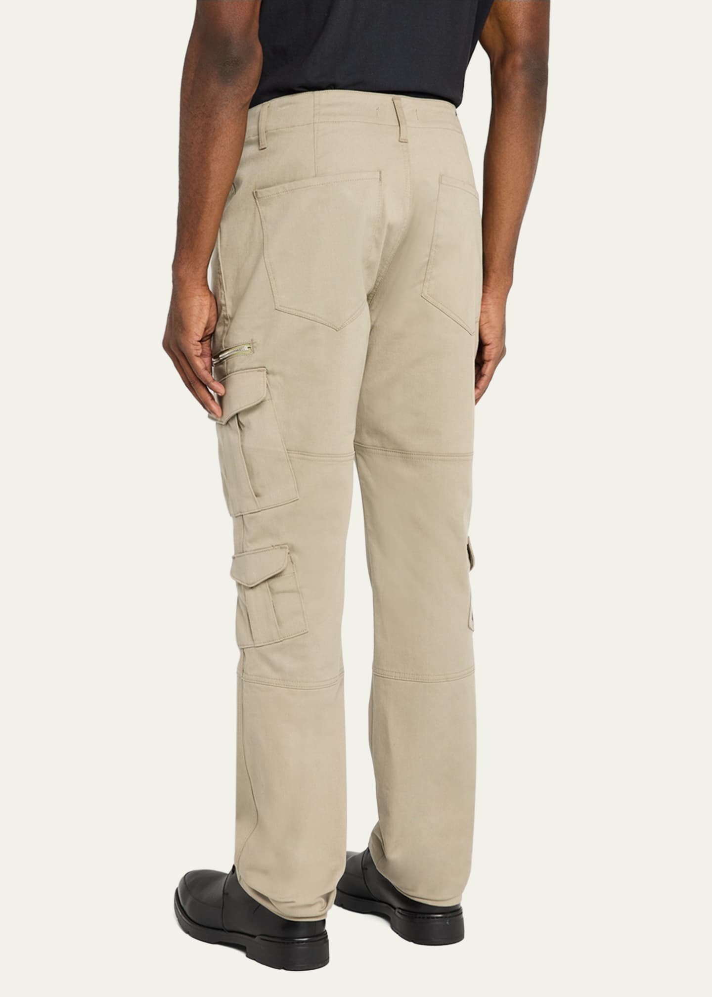 monfrere Men's Slim Twill Cargo Pants Image 3 of 5