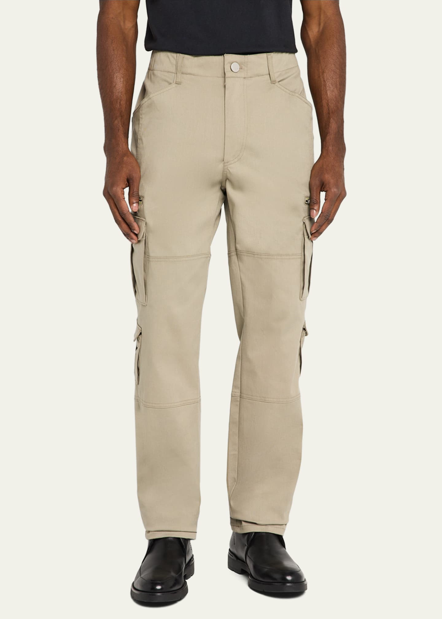 monfrere Men's Slim Twill Cargo Pants Image 4 of 5