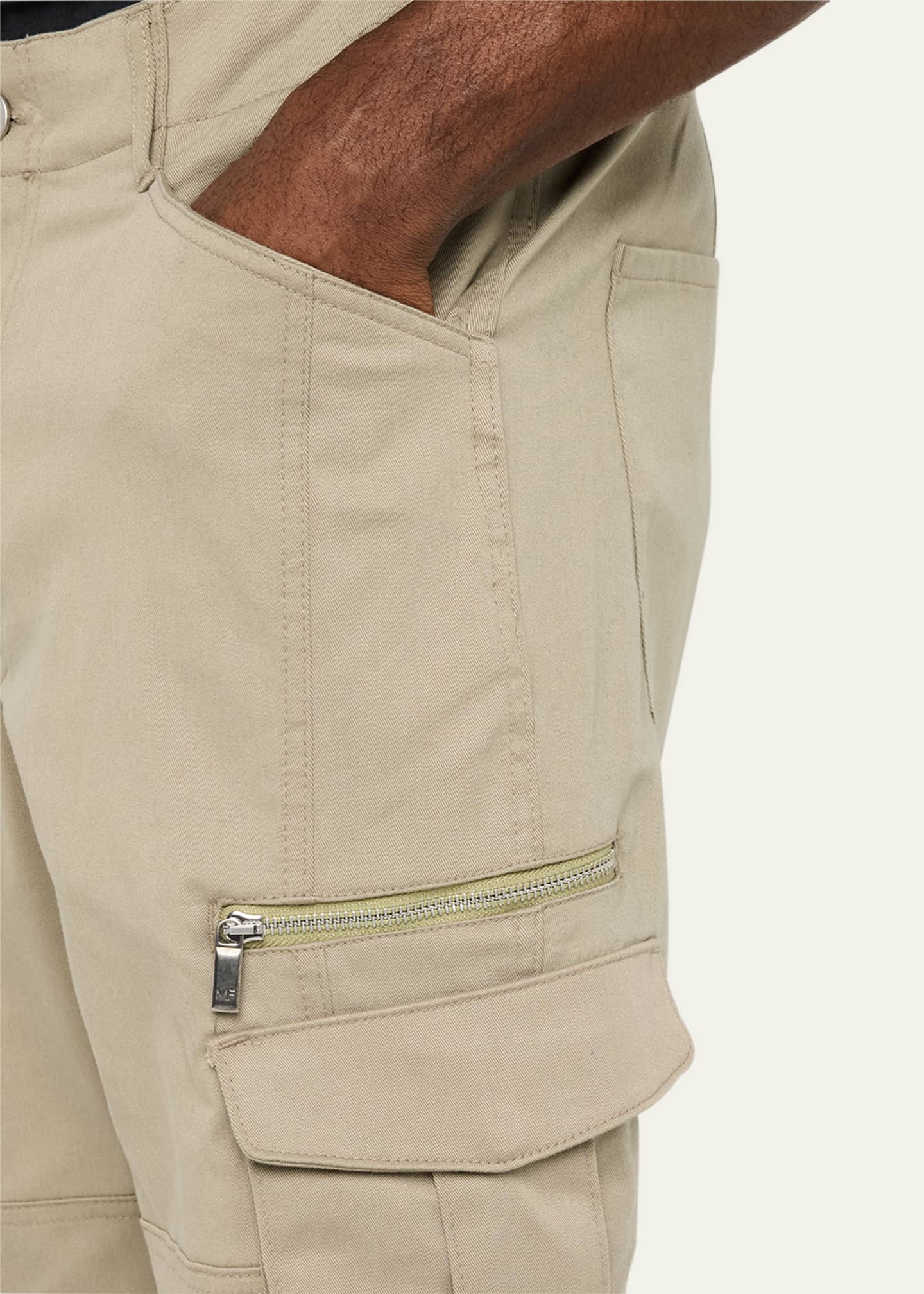 monfrere Men's Slim Twill Cargo Pants Image 5 of 5