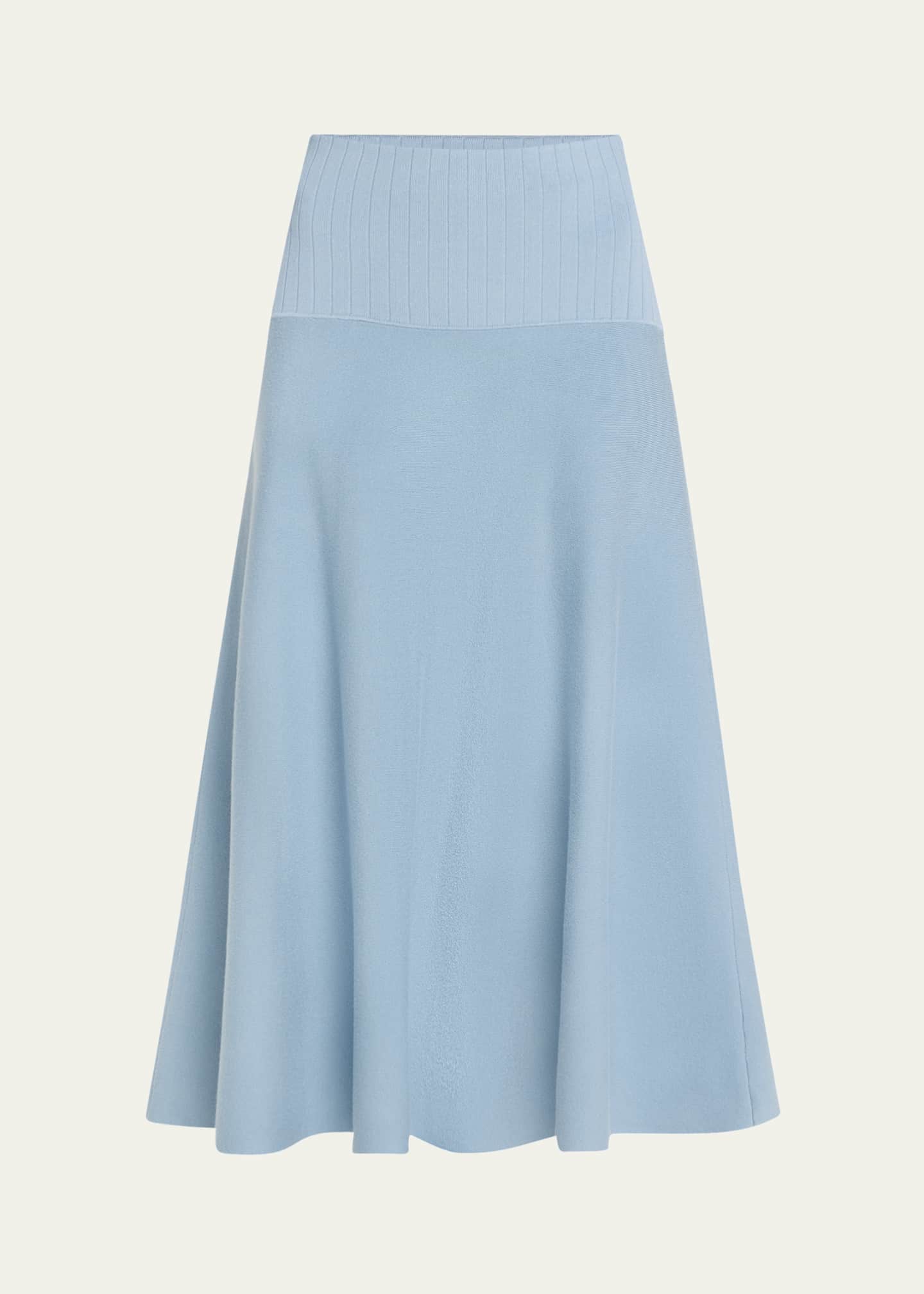 Proenza Schouler White Label Katalina Souffle Knit Skirt Image 1 of 5