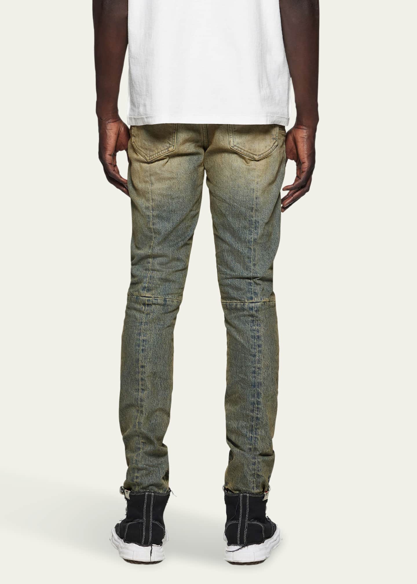PURPLE Men's Sand Dune Cross Skinny Jeans Image 3 of 3