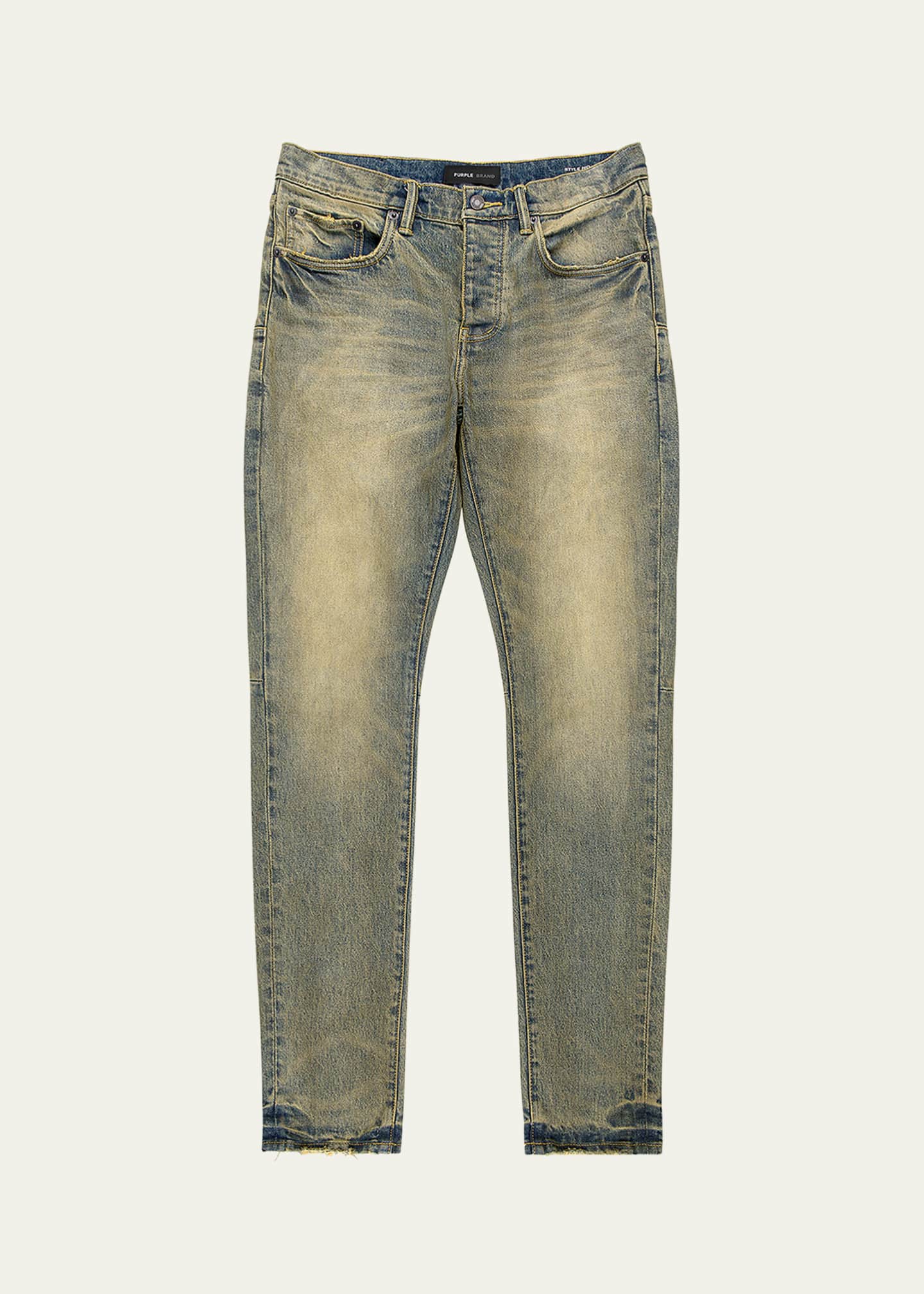 PURPLE Men's Sand Dune Cross Skinny Jeans Image 1 of 3
