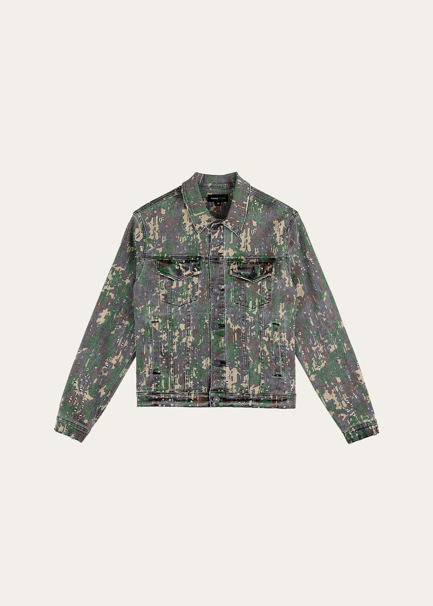 Purple camo jacket mens cheap