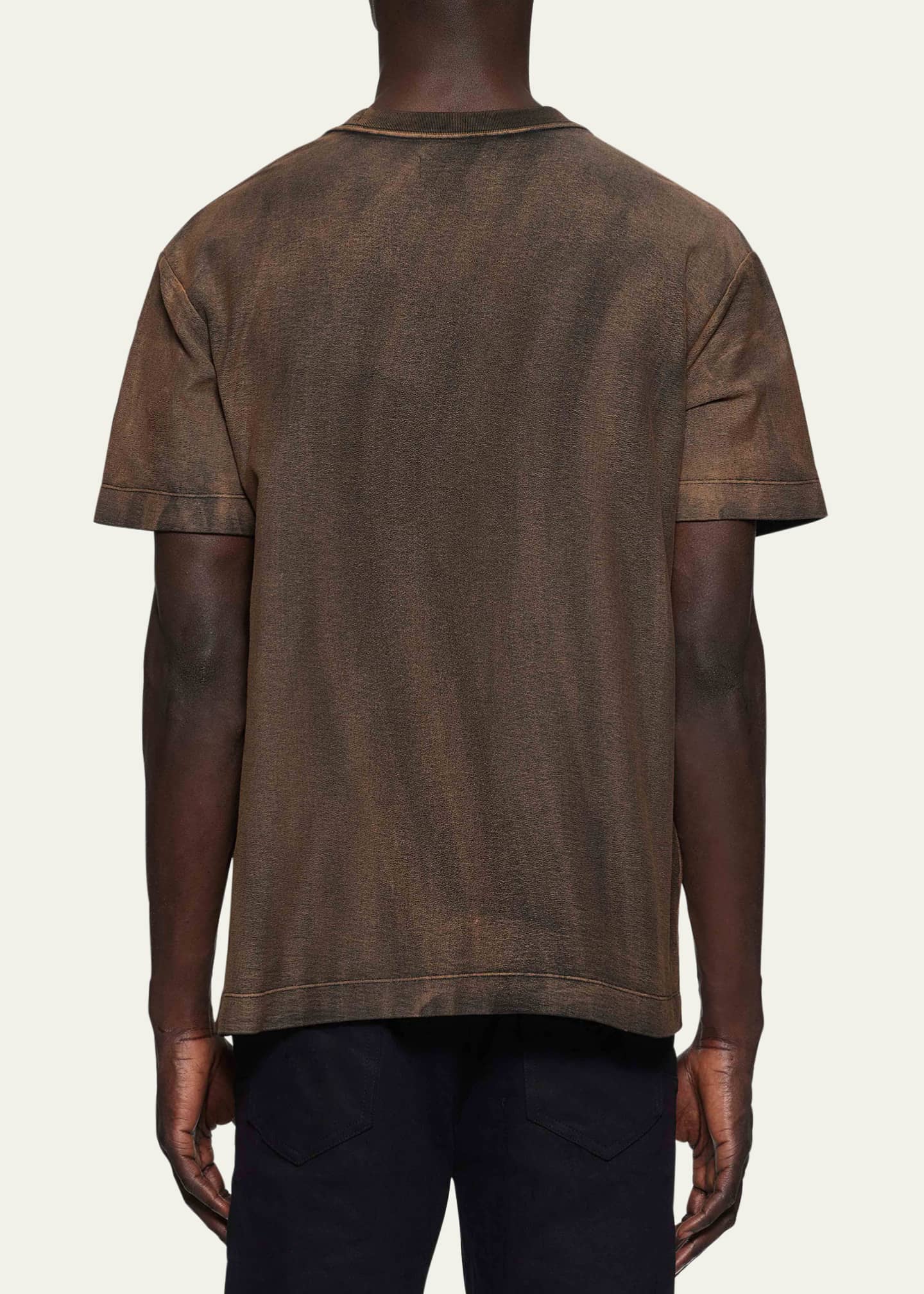 PURPLE Men's Textured Jersey Logo T-Shirt Image 3 of 3