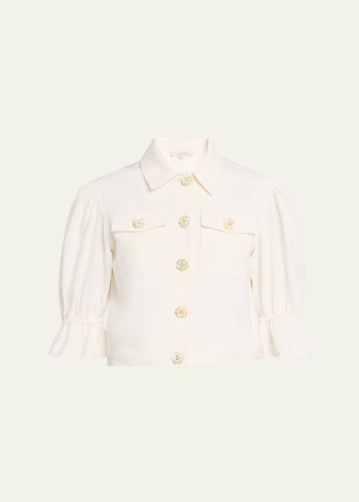 Cinq a Sept Julieta Puff-Sleeve Jacket Image 1 of 5