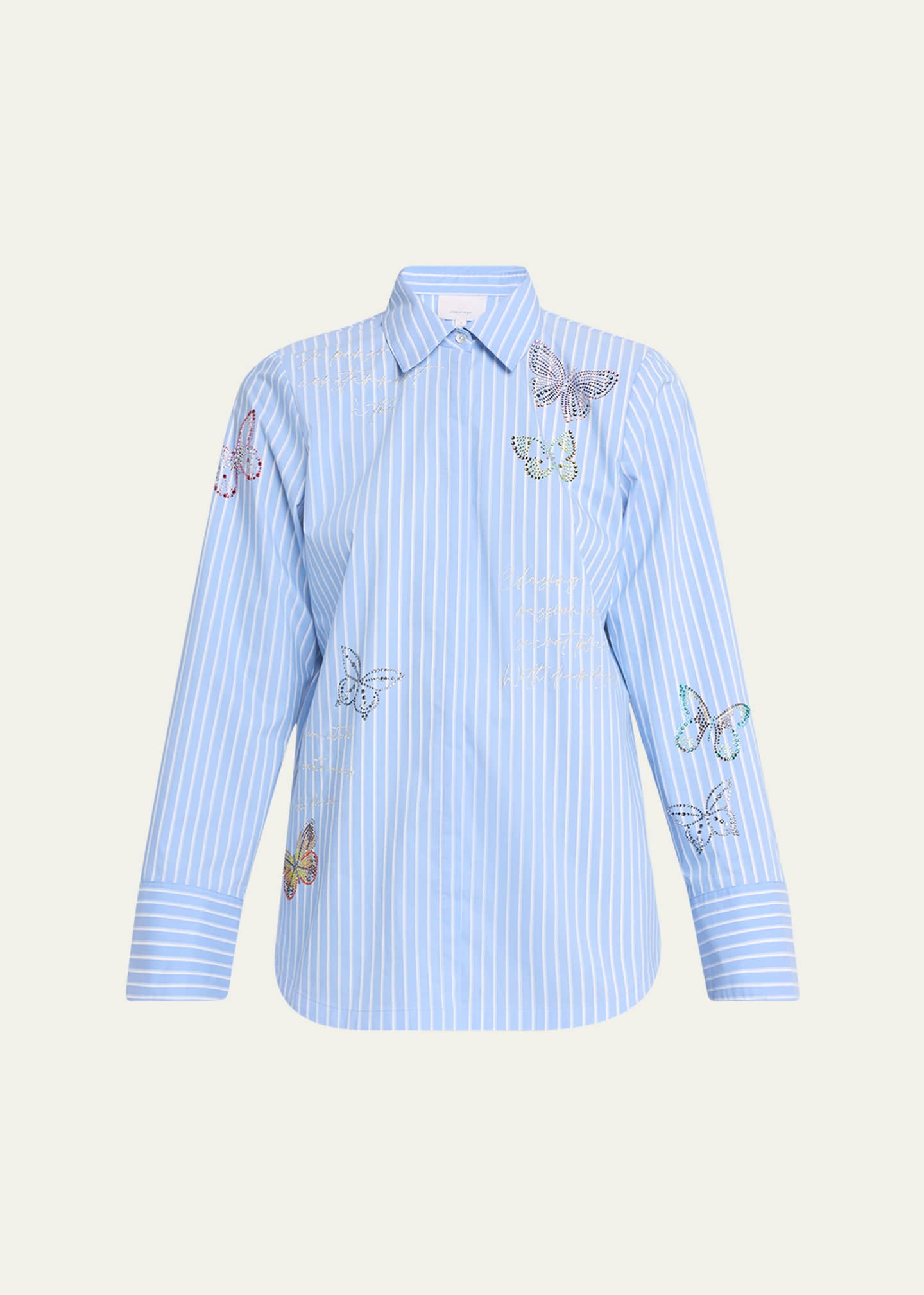 Cinq a Sept Lisa Butterfly Long-Sleeve Shirt Image 1 of 5