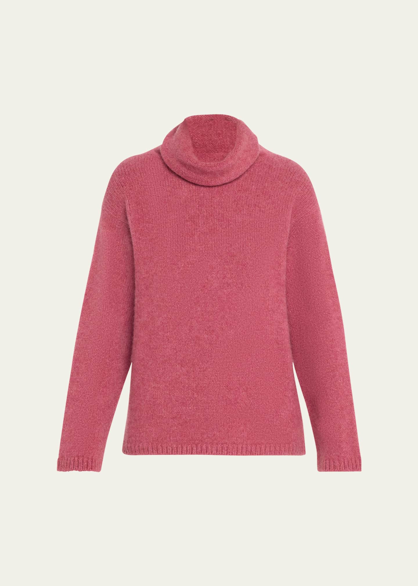 The Elder Statesman Slouchy Turtleneck Cashmere Sweater Image 1 of 5