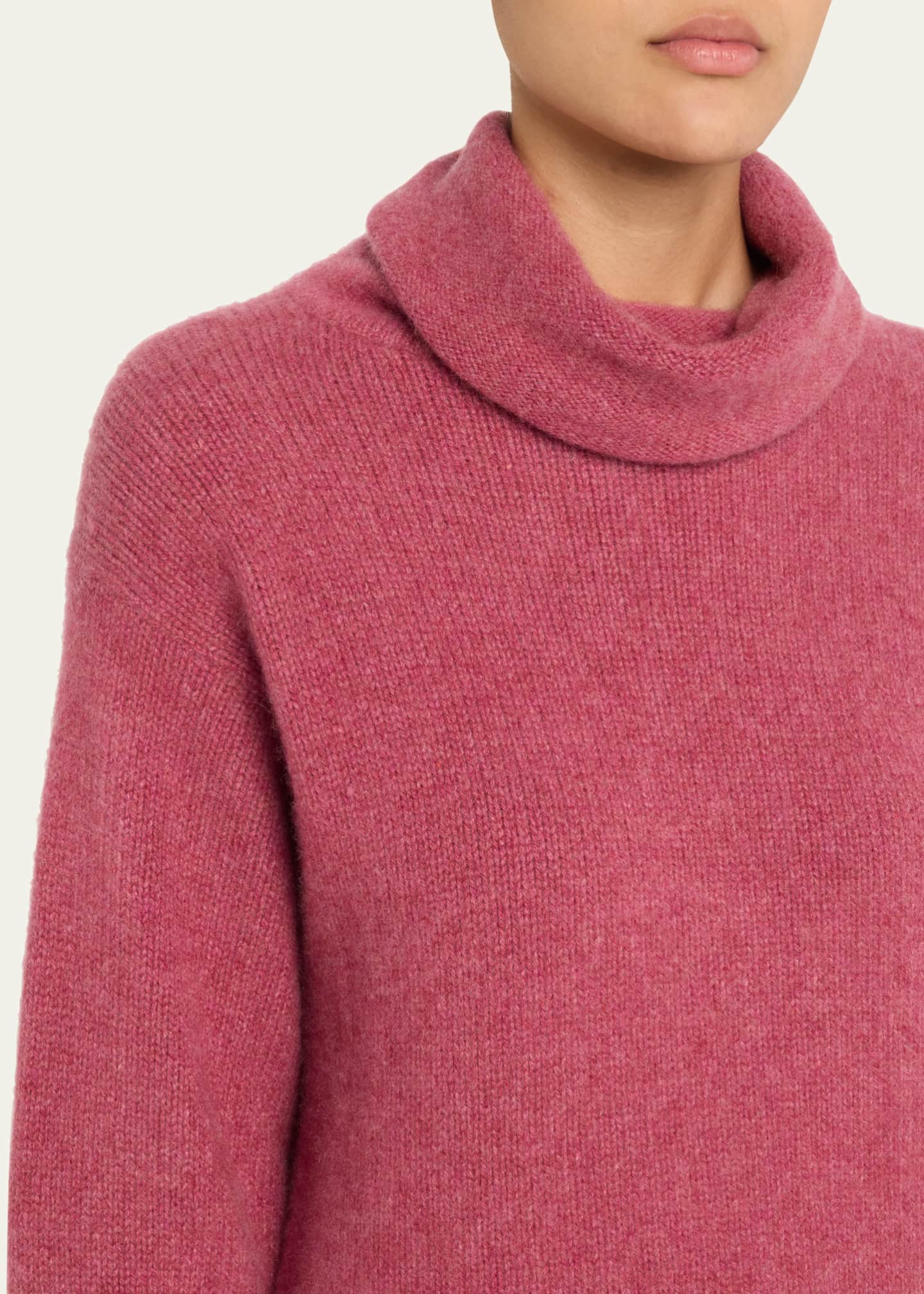 The Elder Statesman Slouchy Turtleneck Cashmere Sweater Image 5 of 5