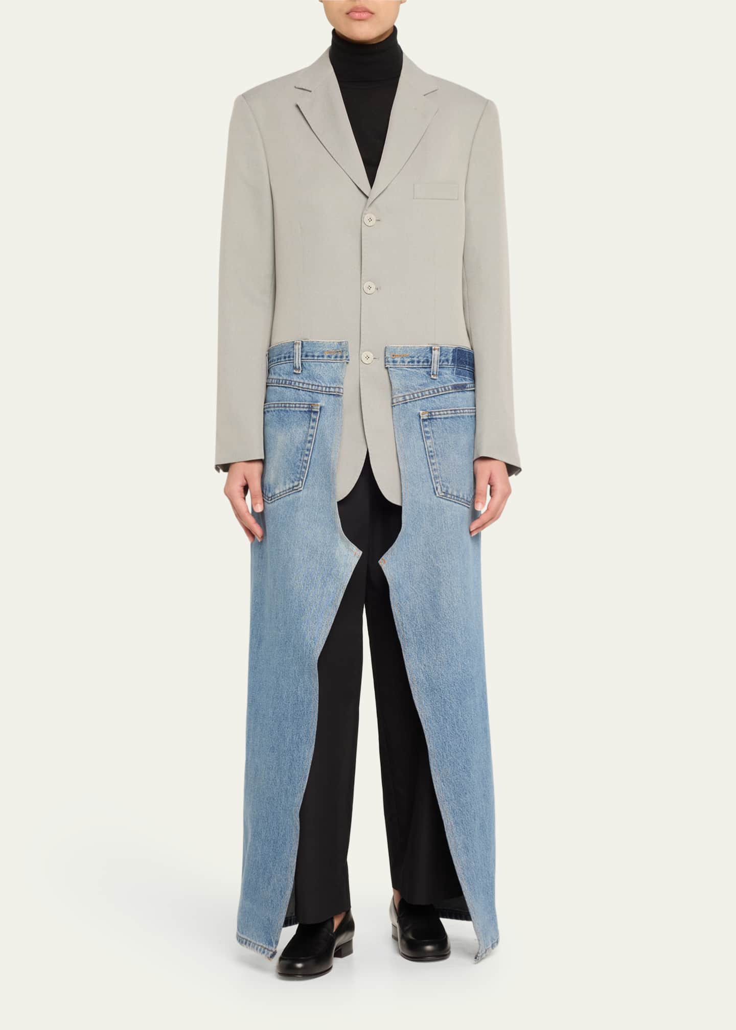 bettter Denicoat Long Hybrid Coat Image 2 of 5