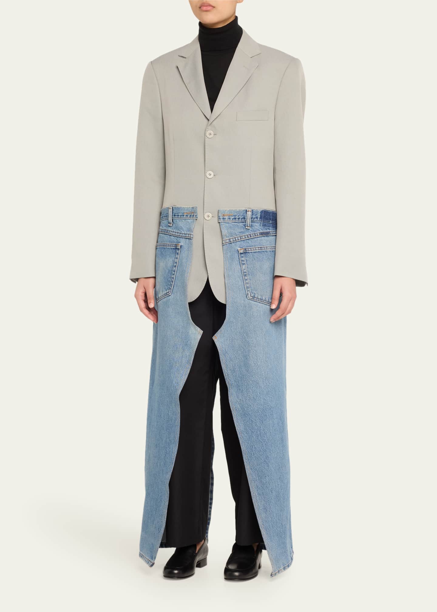 bettter Denicoat Long Hybrid Coat Image 4 of 5