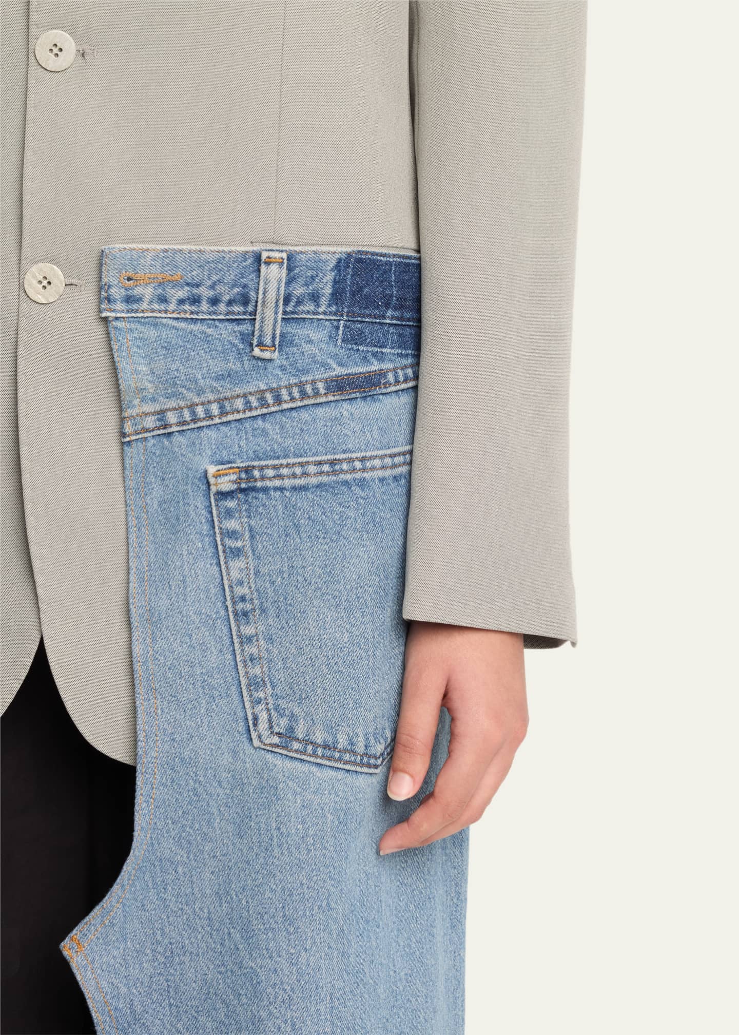 bettter Denicoat Long Hybrid Coat Image 5 of 5