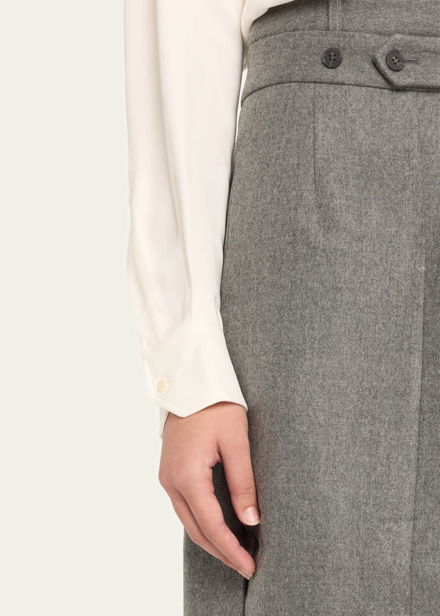 bettter Andes Apron Wool Midi Skirt Image 5 of 5
