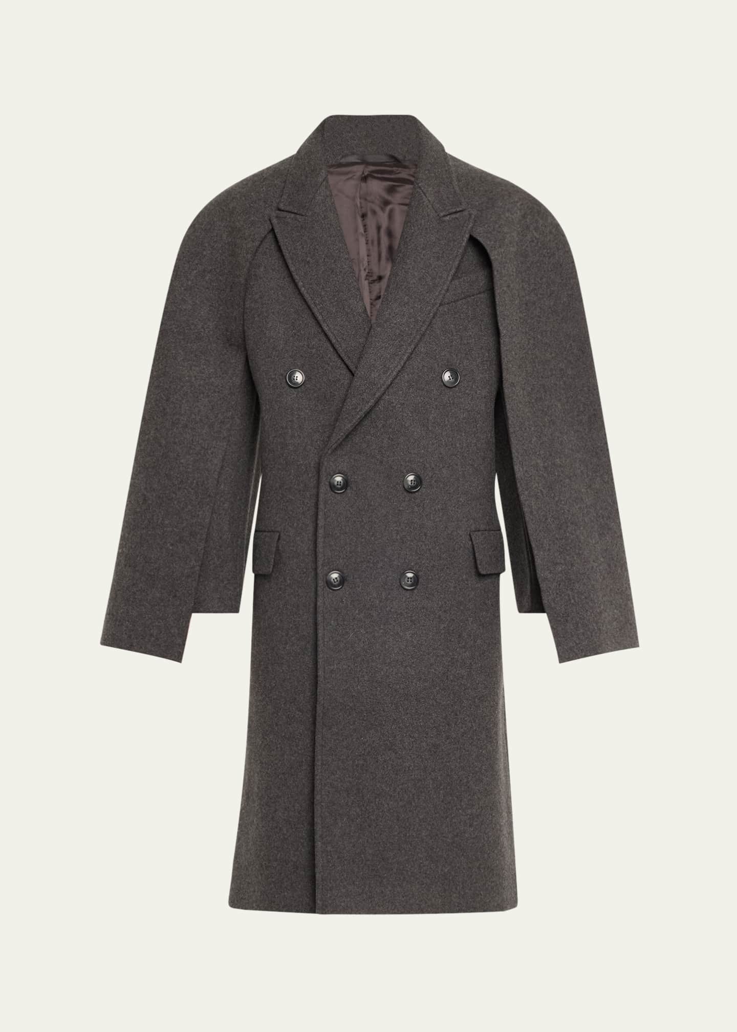 bettter Andes Oversized Wool Coat with Removable Scarf Image 1 of 5