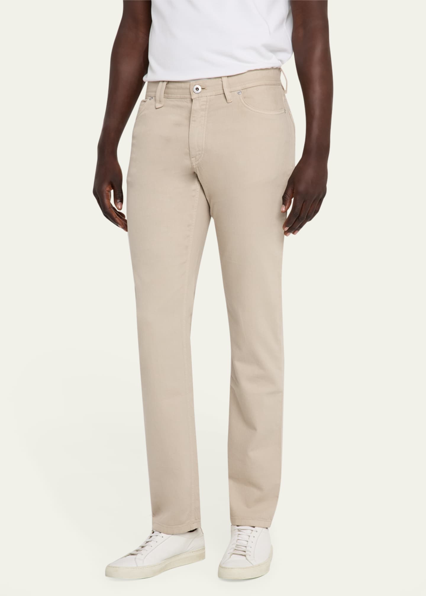 Brioni Men's Denim Five-Pocket Pants Image 4 of 5