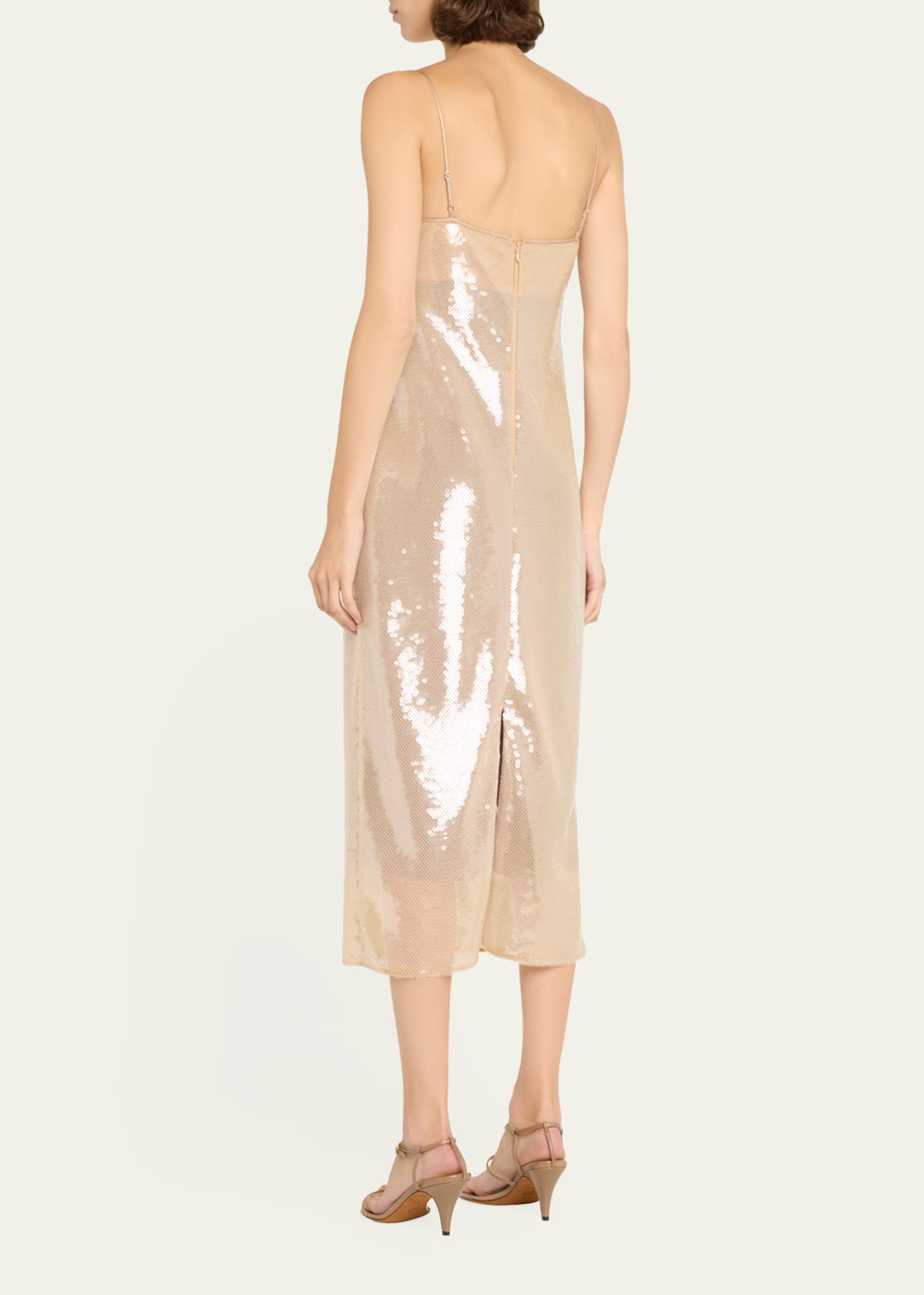 A.L.C. Danielle Sequined Midi Dress Image 3 of 5